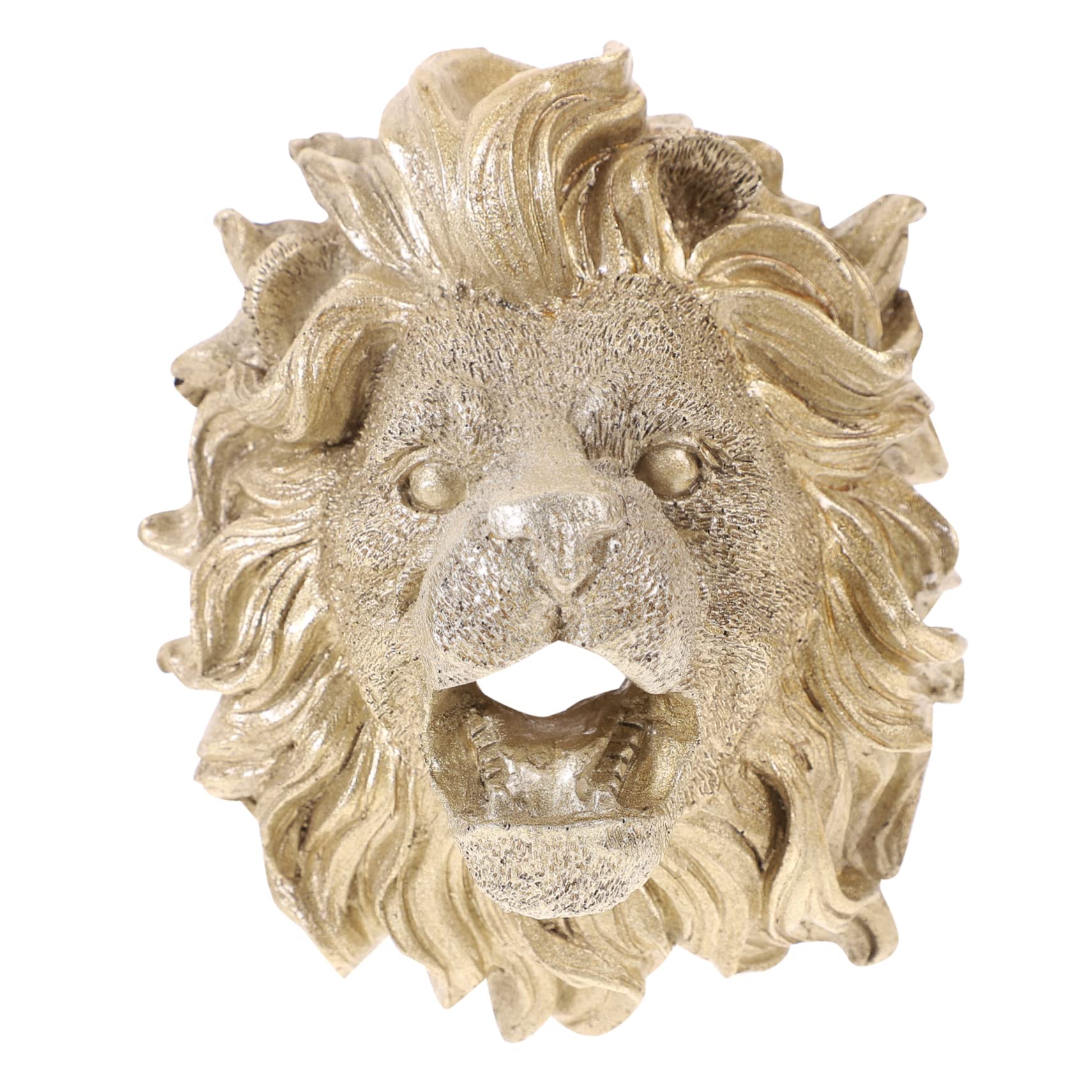 KESYOO Outdoor Wall Water Fountain Lion Decor Pool Decor Fountain Lion Head Nozzle