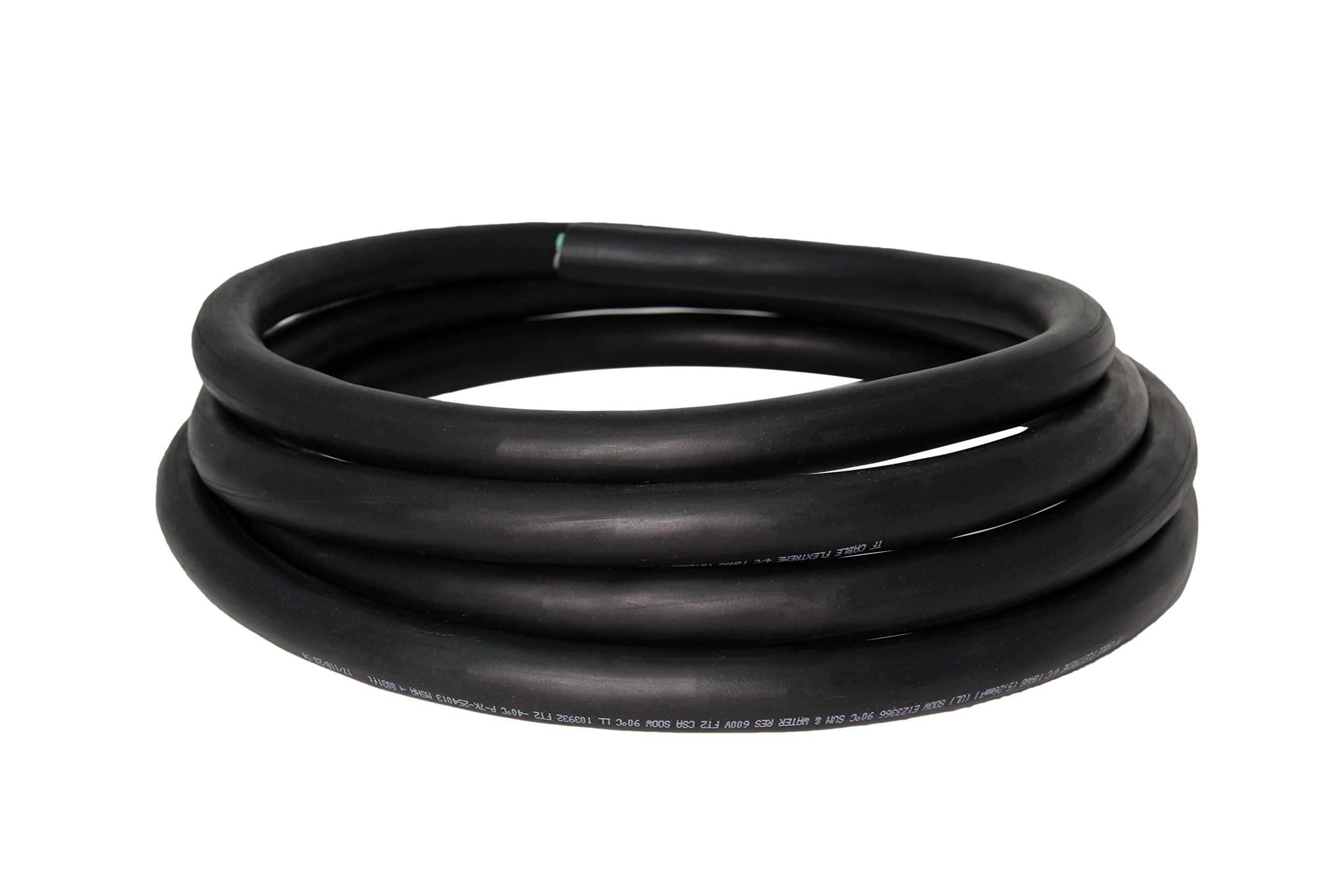 IronBox Electric 8/4 SOOW Bulk Electrical Wire - 4-Conductor Wire, 35A, 600V, Outdoor Rated, 8 Gauge Extension Cord - Heavy Duty Portable Electrical Cable for Generator, Data Centers & More (100 ft)