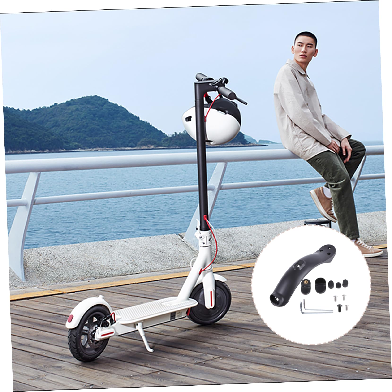 Toyvian Parafanghi Posteriori per Monopattini Elettrici Accessorio Ricambio Resistente per Protezione e Installazione Facile Design Rinforzato Compatibile Altri
