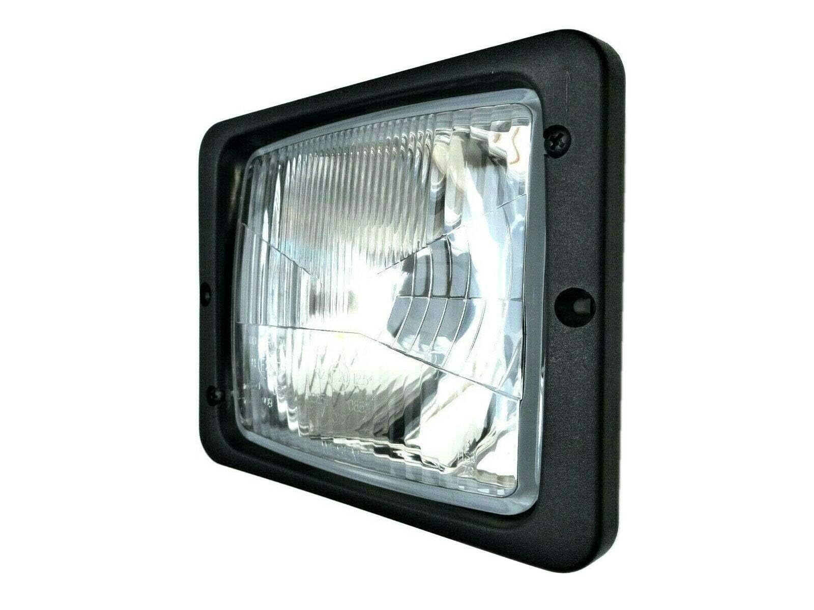 2 fari abbaglianti per trattore Fendt Zetor con portalampada e lampadine H4 12 V (2 funzioni – H4 – con portalampada)