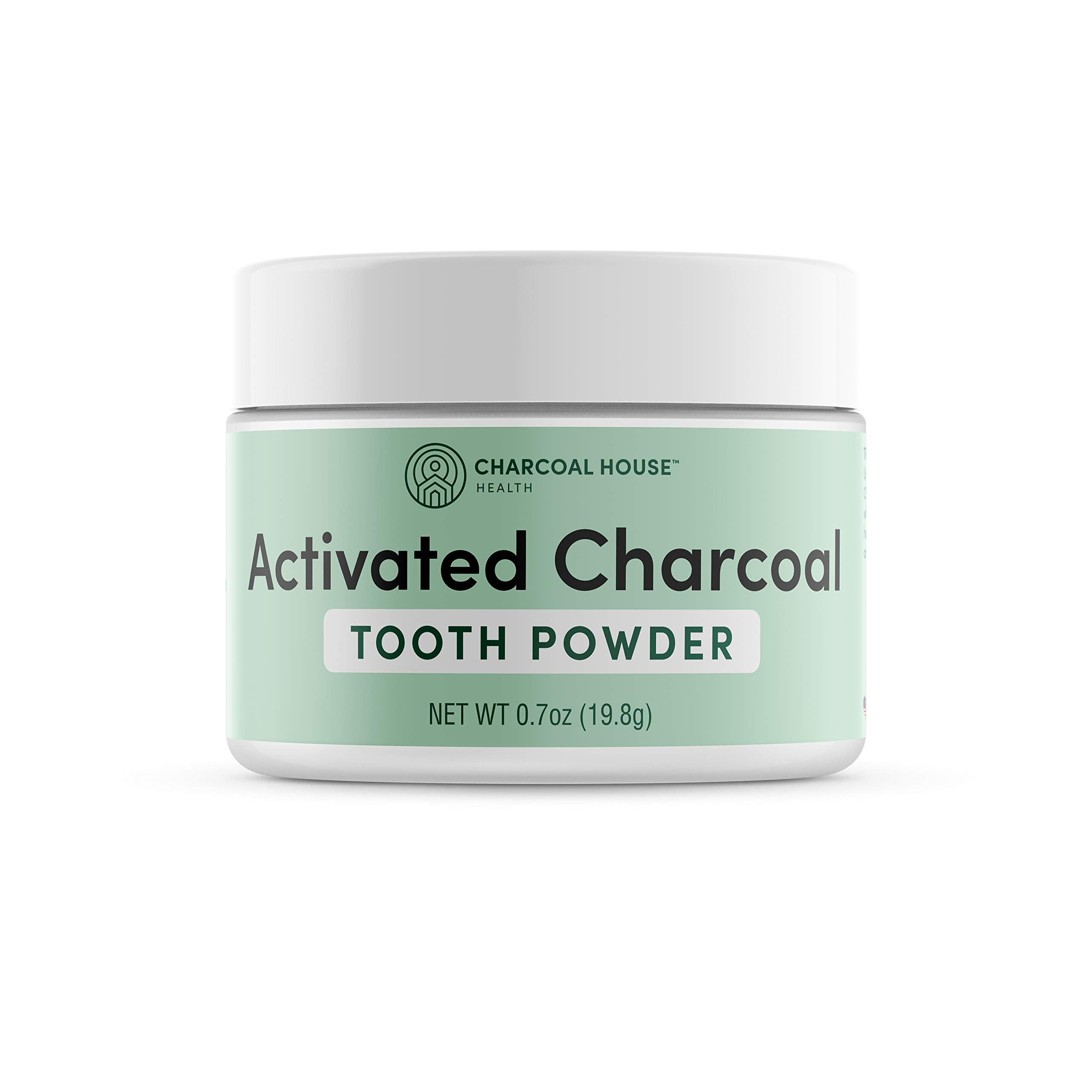 Charcoal House Coconut Shell Activated Charcoal Tooth Powder for Natural Teeth Whitening Polish - Professional Strength Teeth Whitener