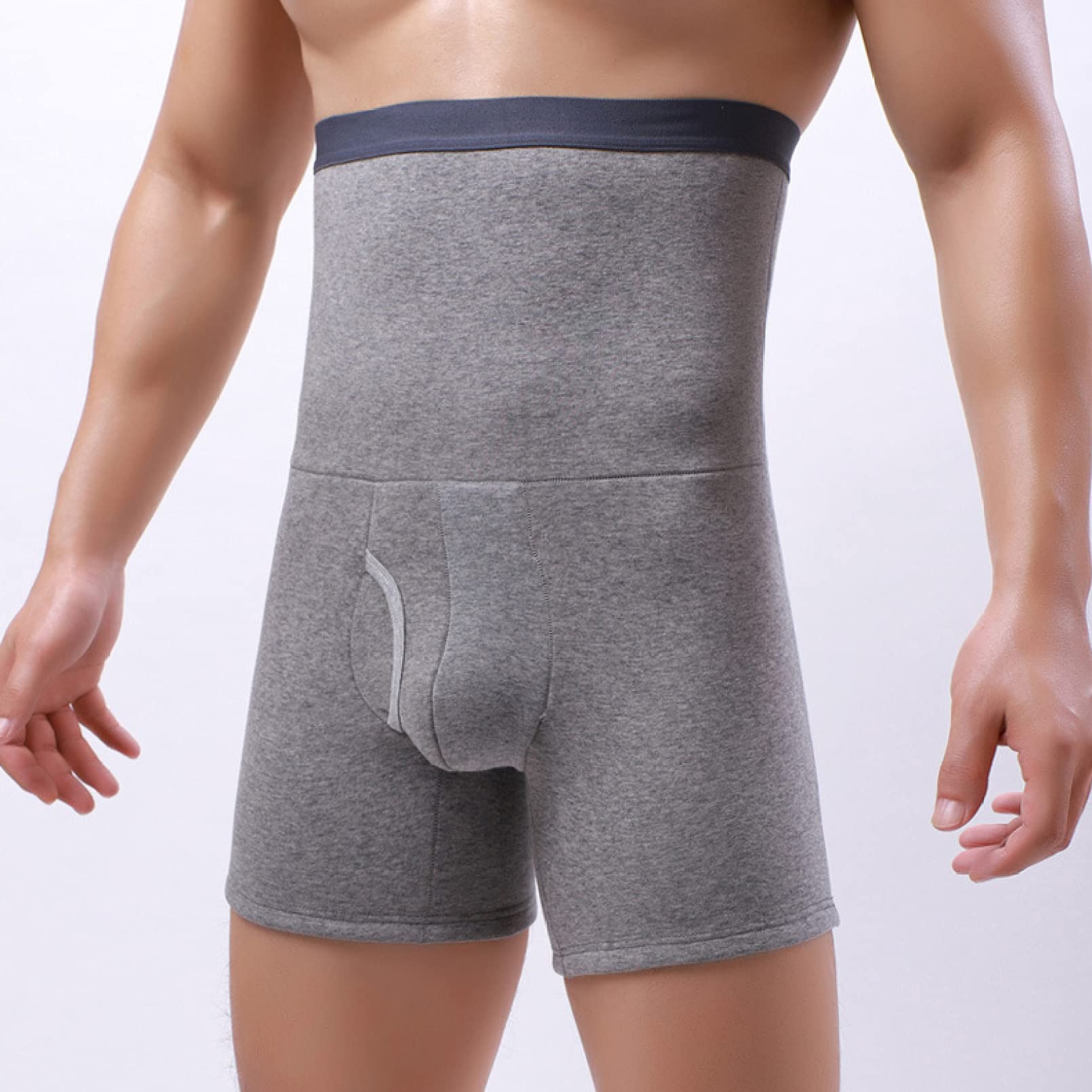 męskie bokserki shapewear, wyszczuplają uda urządzenie do modelowania sylwetki hi-talia butt booster ciepła bielizna na zimę