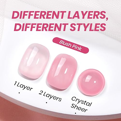 Miniatura 136 de Beetles Nude - Esmalte de uñas en gel natural de 15ml/0.5 onzas líquidas, color neutro, color crema, translúcido, lámpara LED UV para uñas, 15ml/0.5