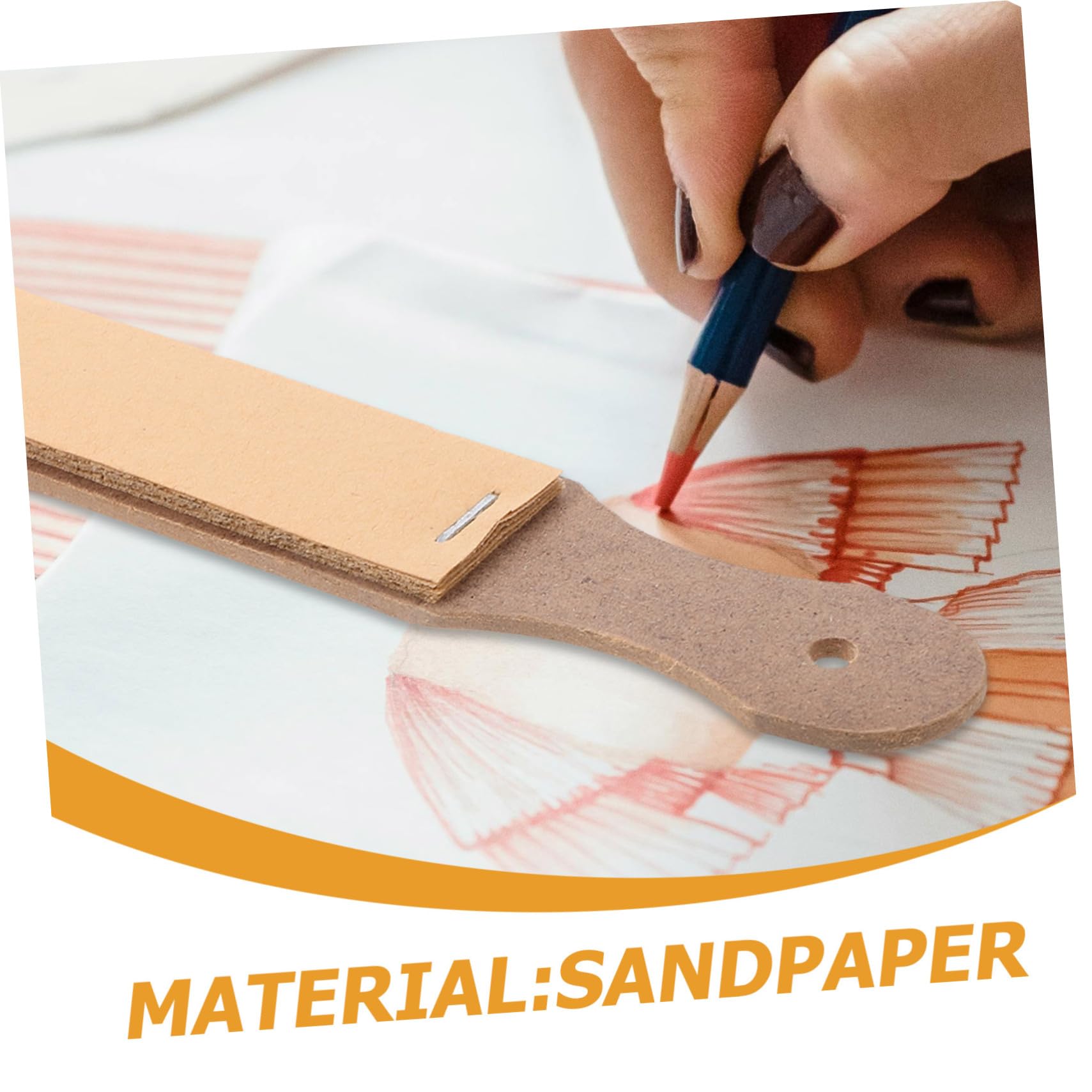 NUOBESTY 32stücke Zeichnen Bleistift Sandpapier Für Künstler Und Schüler Leicht Tragbar Für Skizzen Und Malerei Zeichenzubehör Für Kreative Projekte