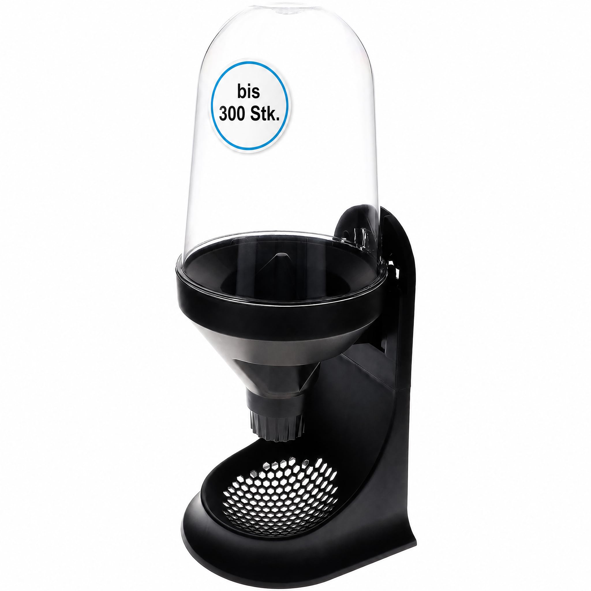 PRO FIT 171 Gehörschutzspender – Station für Ohrstöpsel, Behälter für In-Ear Stöpsel, Aufbewahrung, Wand- & Tischmontage - Füllmenge 300 Stk., Schwarz