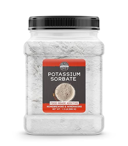 Birch & Meadow Sorbato de potasio, 1.5 lb, Aditivo y conservante, Elaboración del vino y elaboración de cerveza disponible en Yaxa Guatemala