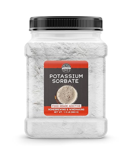 Birch & Meadow Potassium Sorbate, 1.5 lb, Additive & Preservative, Winemaking & Brewing