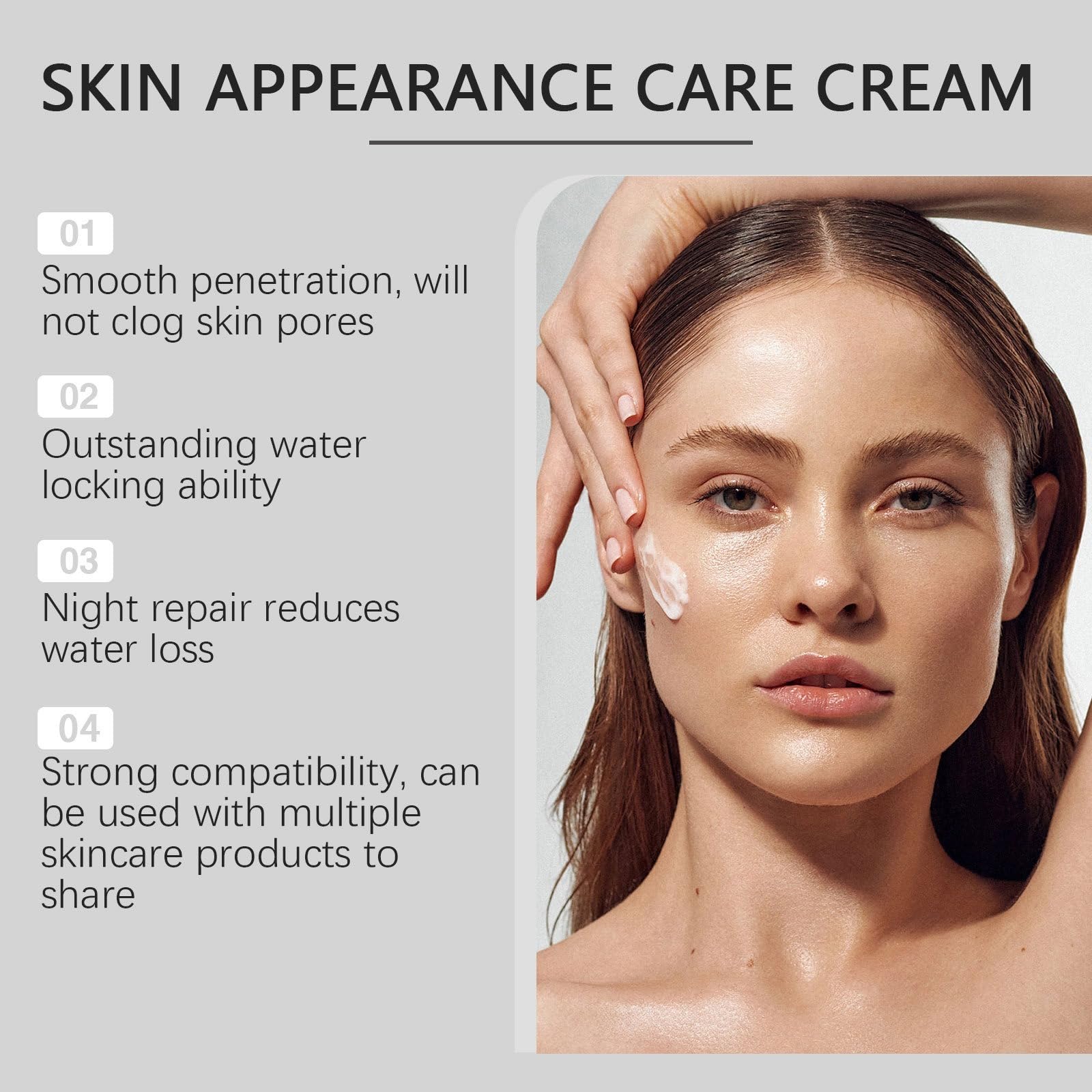 Crema viso idratante danneggia effetto schiarente anti-pigmento