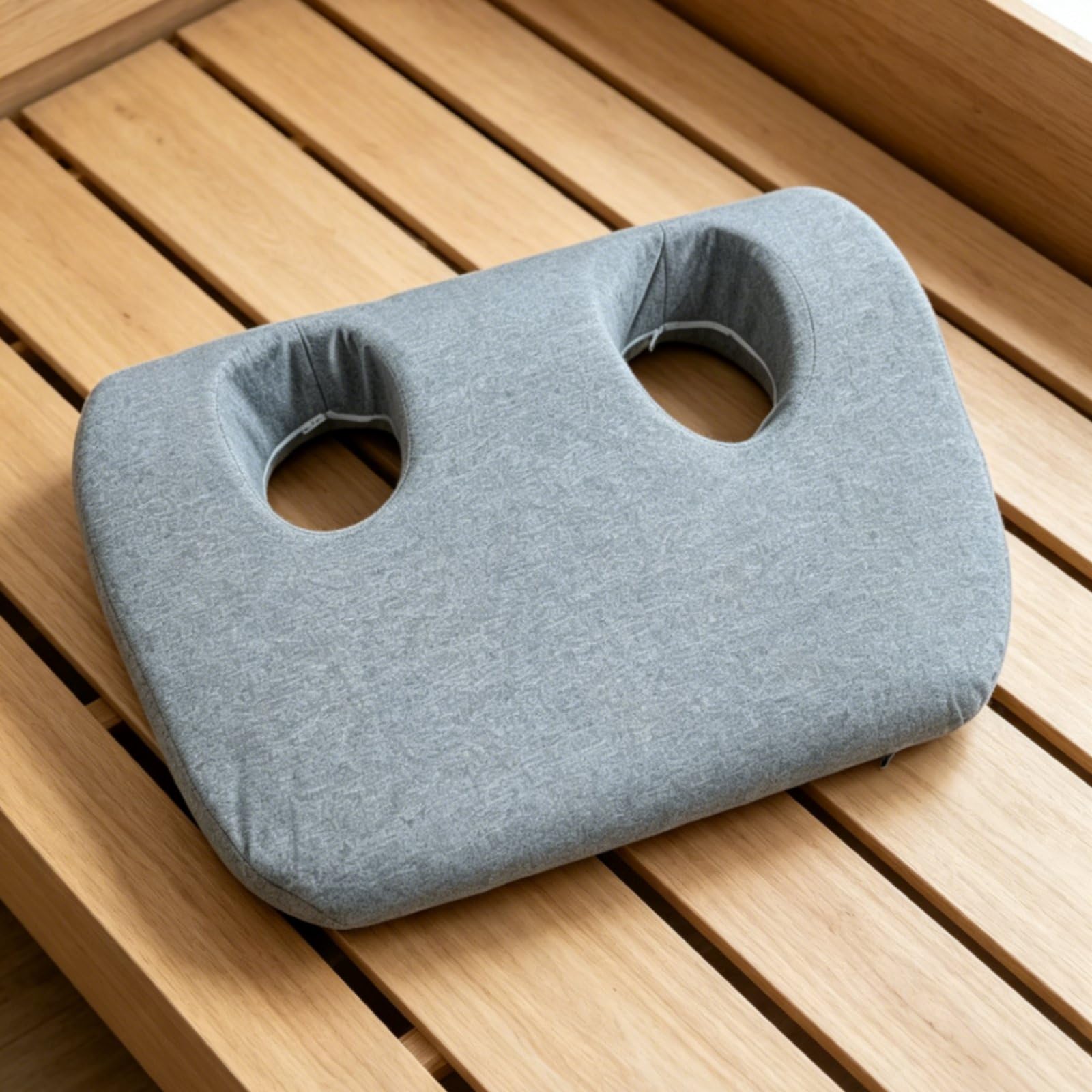 Almohada de Espuma Viscoelástica con Agujero para la Oreja Cojín de Apoyo Lateral para Auriculares Ortopédica Cervical Núcleo