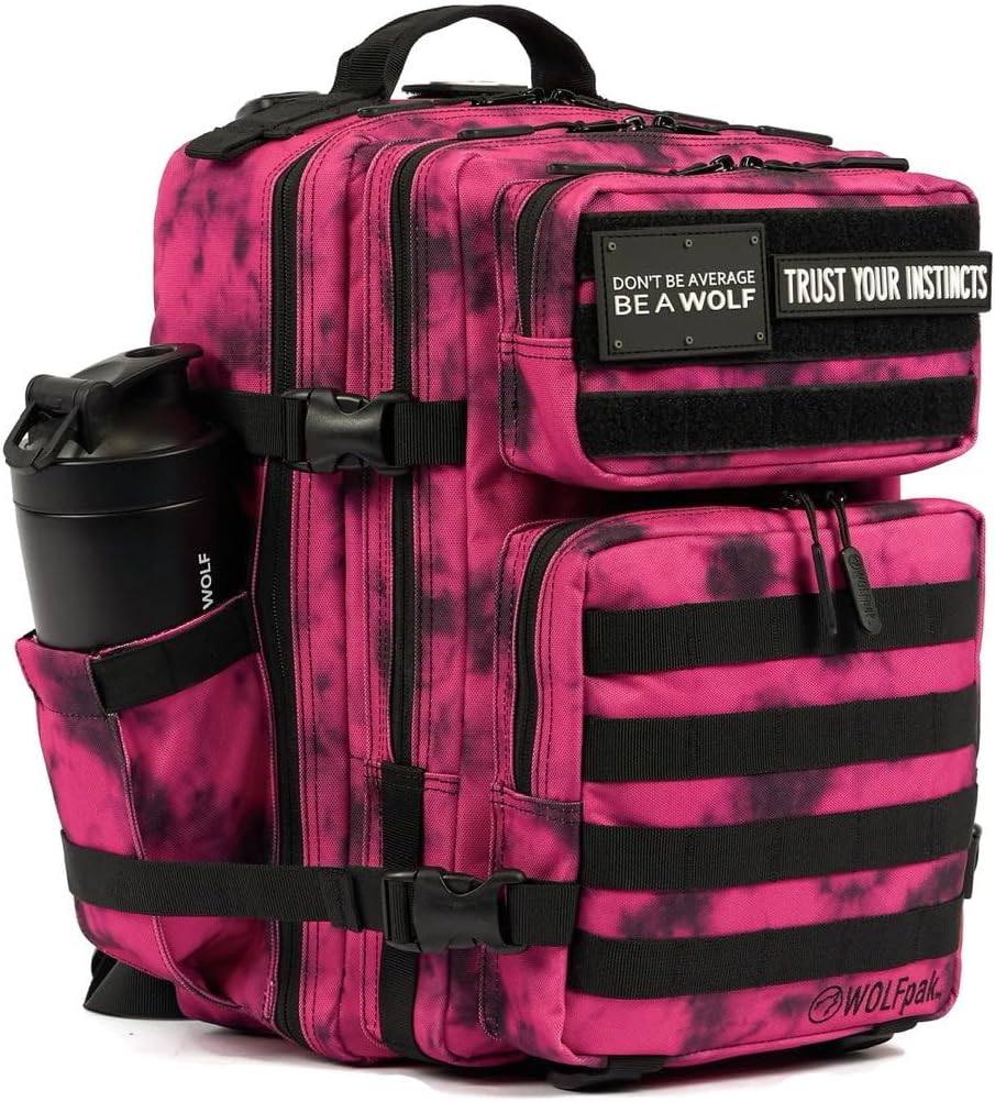Amazon.com | 25 L BackPack (Toxic Pink) Molle Bag, Backpack for Men and ...
