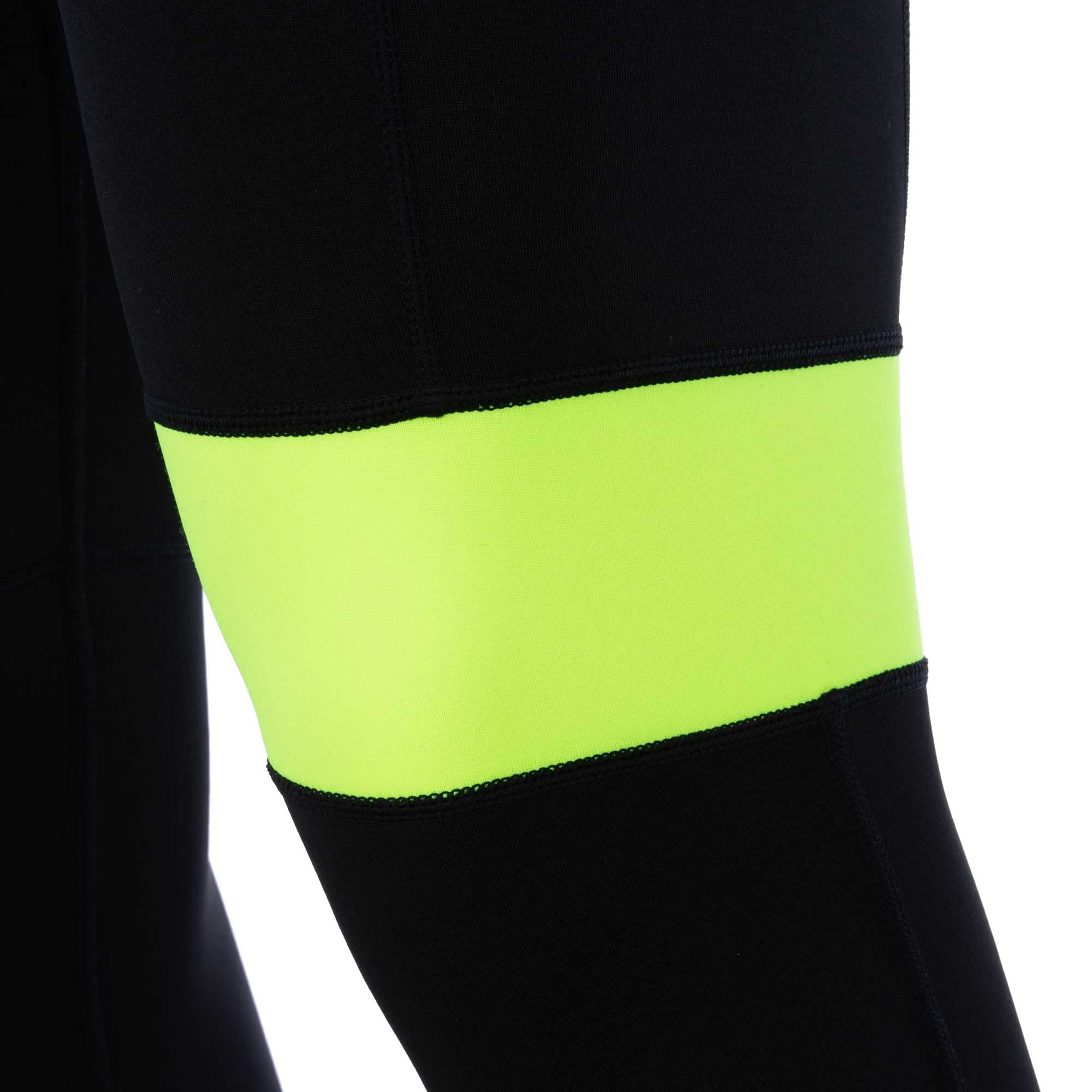 Airtracks Herren Winter Fahrradtrikot Set Pro Team II - Thermo Trägerhose Pro Team II - Thermo Fahrradtrikot Pro Team - optimal für Herbst - Winter