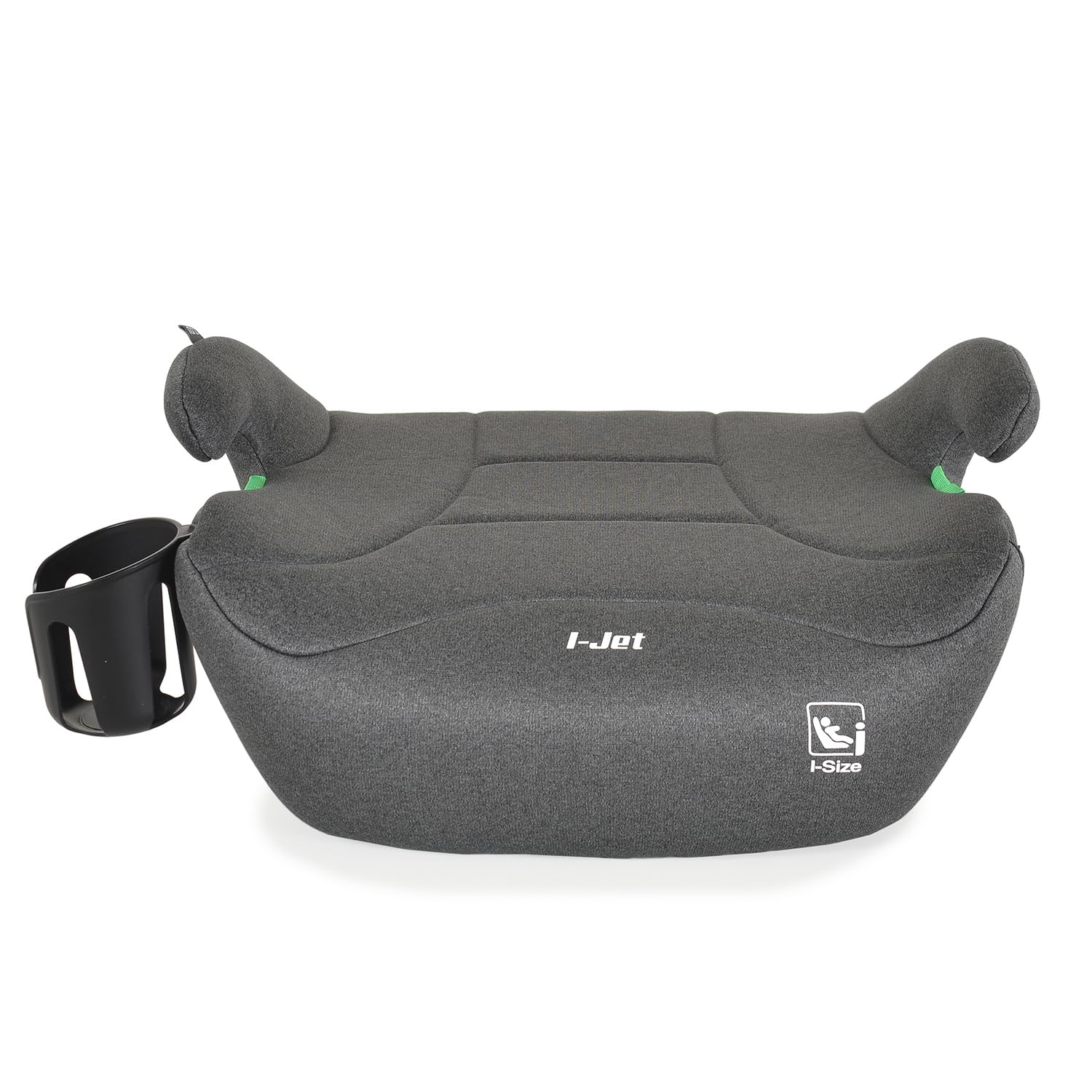 Moni seggiolino bambini, seggiolino di rialzo i-Jet (125-150cm) gruppo 3, isofix, colori:grigio