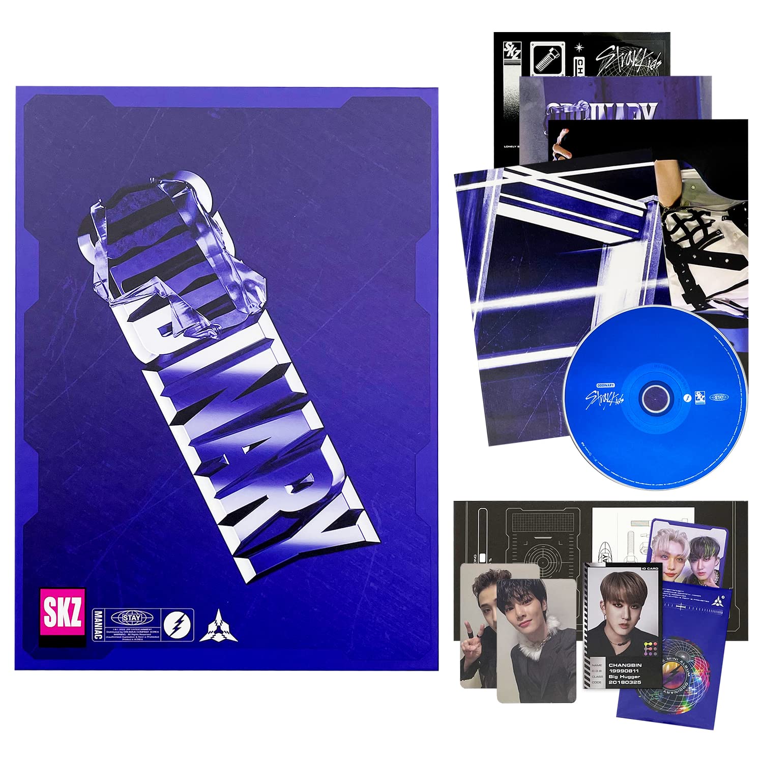 STRAY KIDS - Mini Album [ODDINARY] (SCANNING Ver.) Package Box + Photobook + CD-R + Lyrics Paper + Photocards + ID Photocard + Mini Poster + Sticker + P.O.B