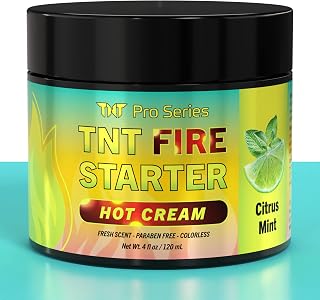 TNT Firestarter Workout Enhancer Sweat Gel: Hot Cream for Tummy Belly Firming, Sweet Scent - Thigh & Arm Hot Sweat Cream: Exercise Thermogenic Cream for Men & Women, Skin Tightening Heat Lotion