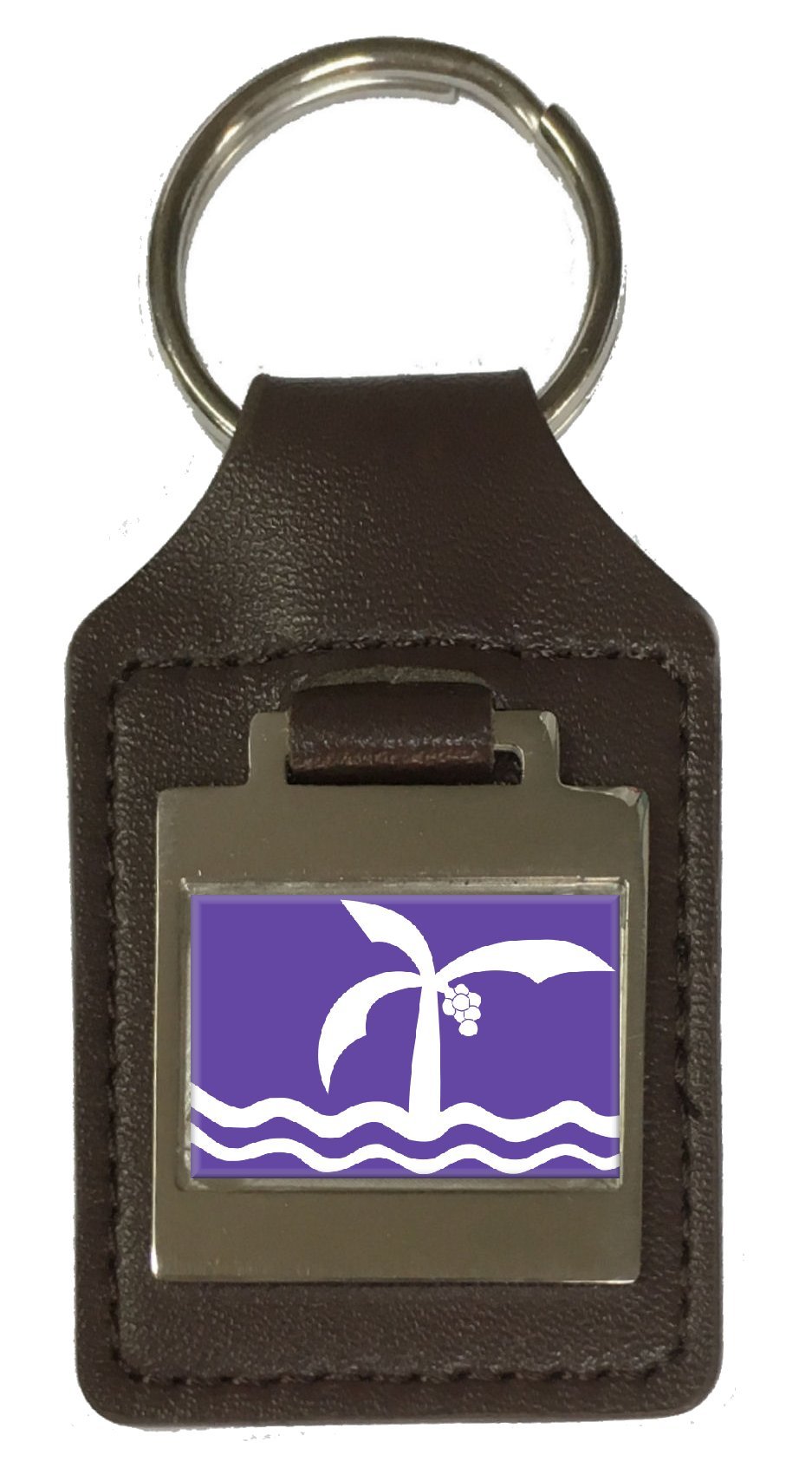Porte-clés en cuir gravé de Rio de Janeiro chic et durable - 5