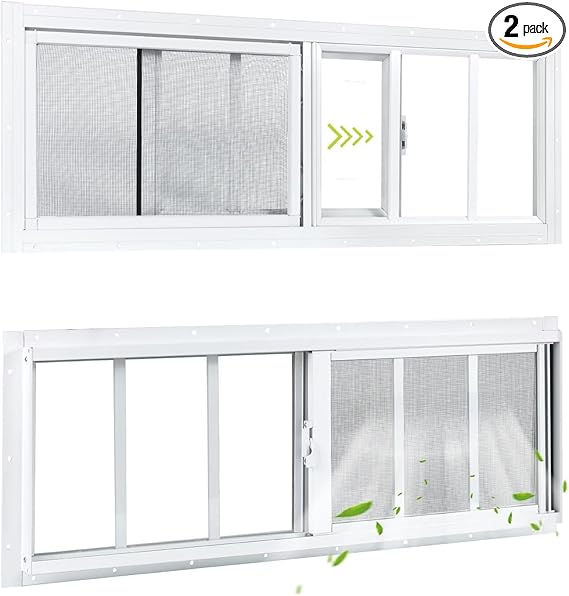 COLORPAPA 2 Pack Shed Windows COLORPAPA 2 Pack Shed Windows