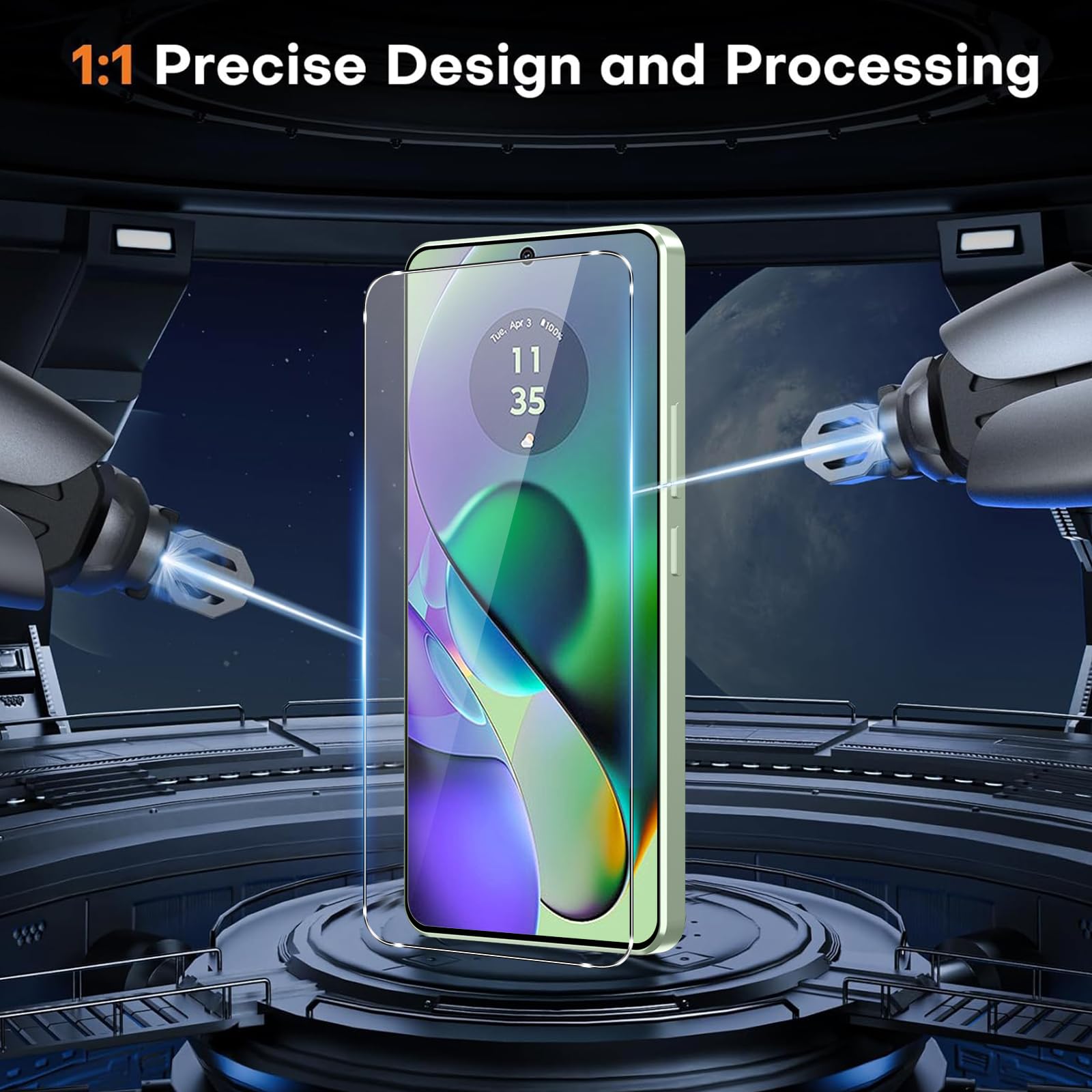 smartect Vetro Temperato [3 Pezzi, Clear] compatibile con Motorola Moto G54 5G, Pellicola Protettiva HD Anti Graffio, Senza Bolle, Durezza 9H, 0.3mm Ultra Trasparente, Ultra Resistente
