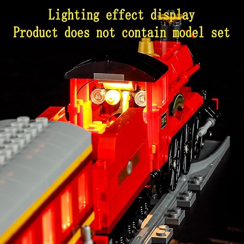 Miniatura 7 de Kit de luces LED compatible con Lego Hogwarts Express Train Set con estación Hogsmeade – para 76423 (juego de modelos no incluidos)