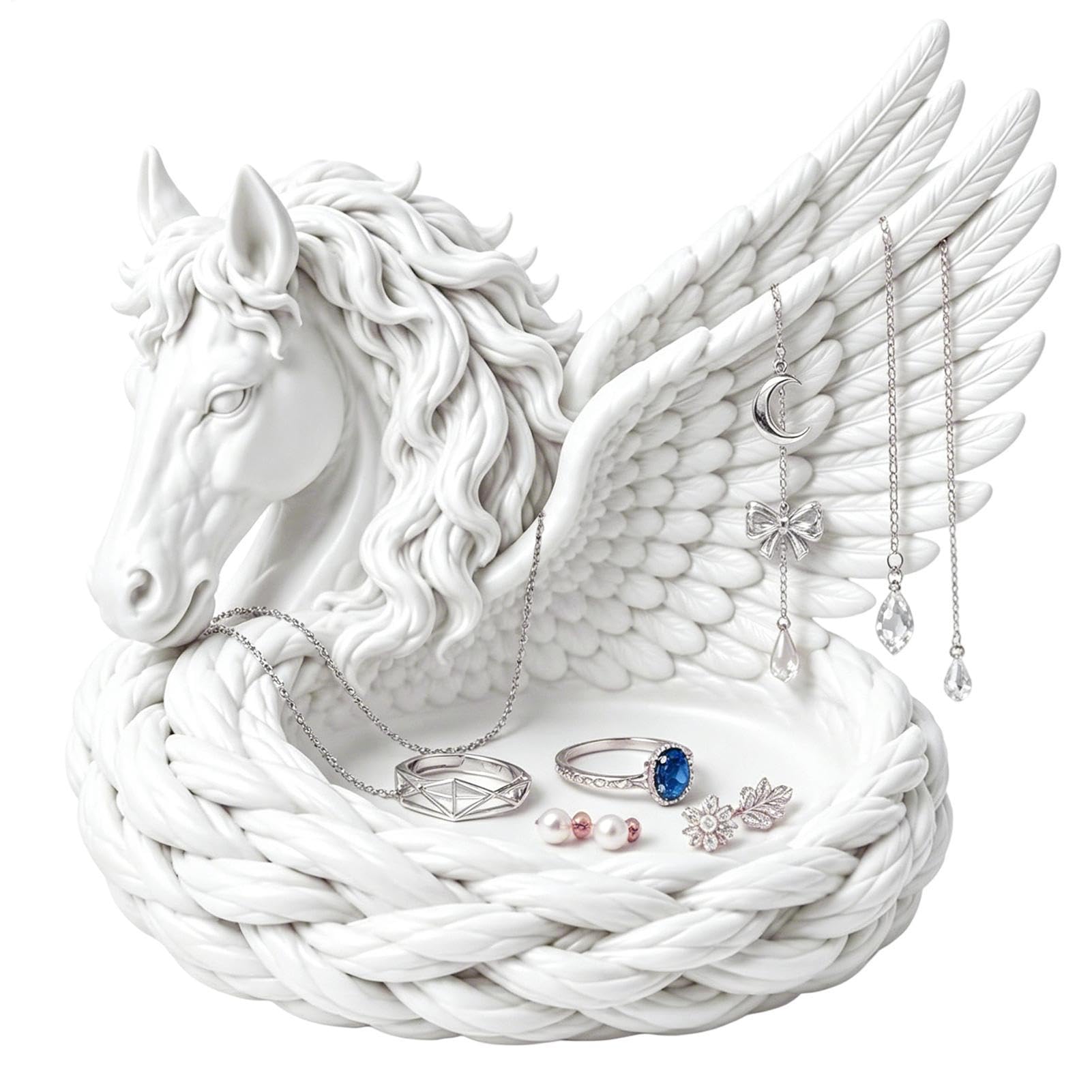 Porte-clés original rangement décoratif cheval et vide-poche entrée maison
