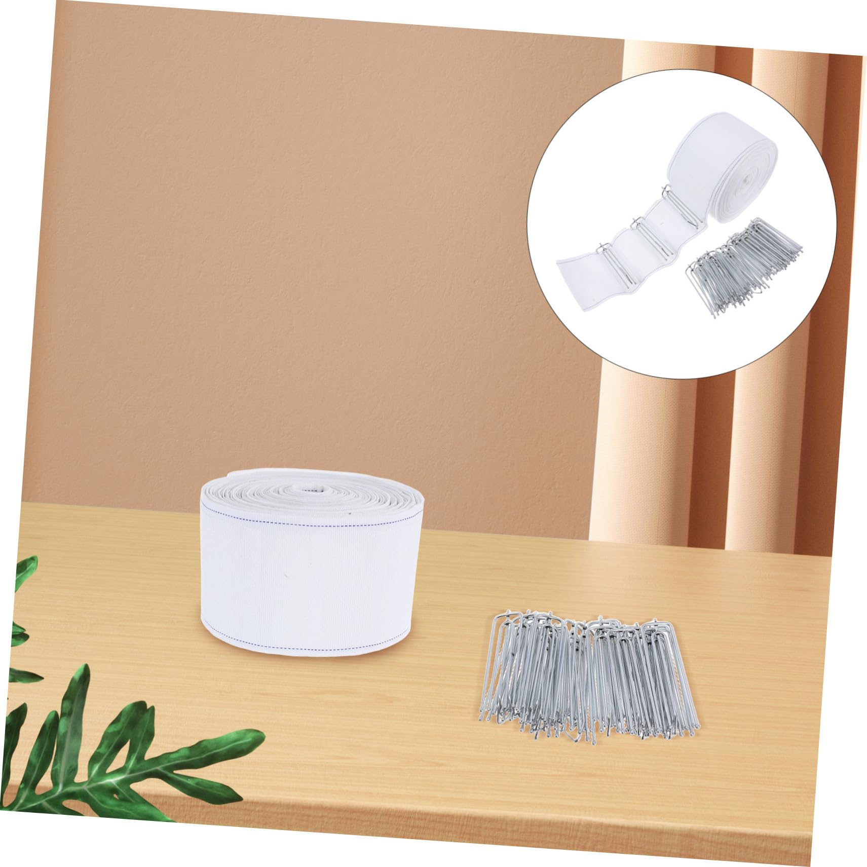 TEHAUX Lot De 3 Ceintures De Pliage Pour Rideaux Crochets De Rideaux À Faire -Même Ruban À Pour Rideaux Ruban À Pour Rideaux Ruban À Pour Rideaux Ruban À