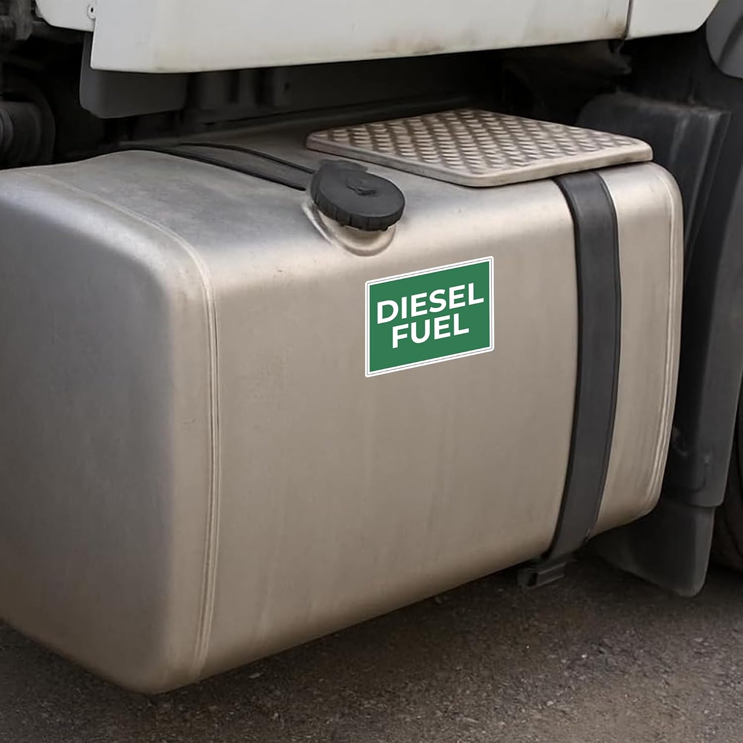 5 x Diesel Fuel Sticker | 7 x 5 Inches Self-adhesive, Waterproof, Weatherproof, Laminated Vinyl | Diesel Sticker for Fuel Cap and Tank | Label Decals for Trucks, Cars, Vans, Workplaces