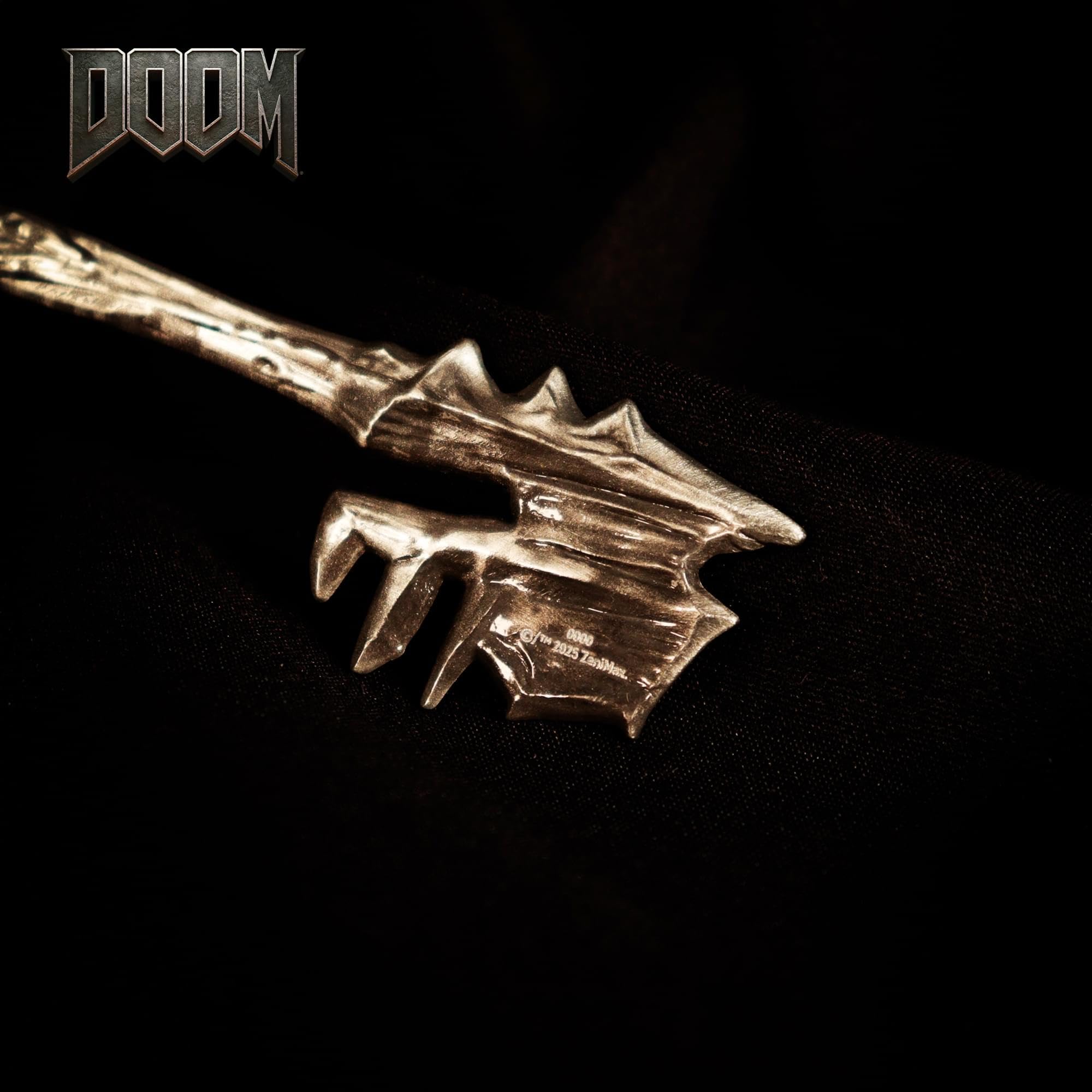 FaNaTtik Doom - Replica Chiave segreta in Metallo, Edizione Limitata (5000 in Tutto Il Mondo), Merchandising Ufficiale, Colore Argento Antico