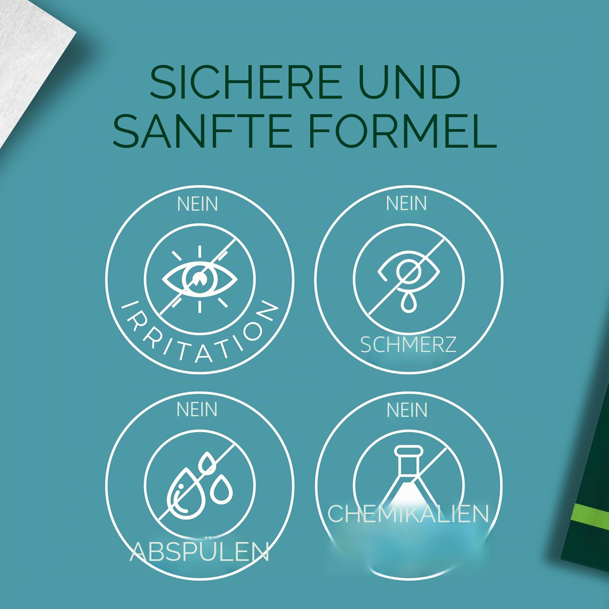 NOVEHA - Demodex Reinigungstücher für Augenlider und Wimpern | 60 Stück extra starke Wimpern-Reinigungstücher einzeln verpackt