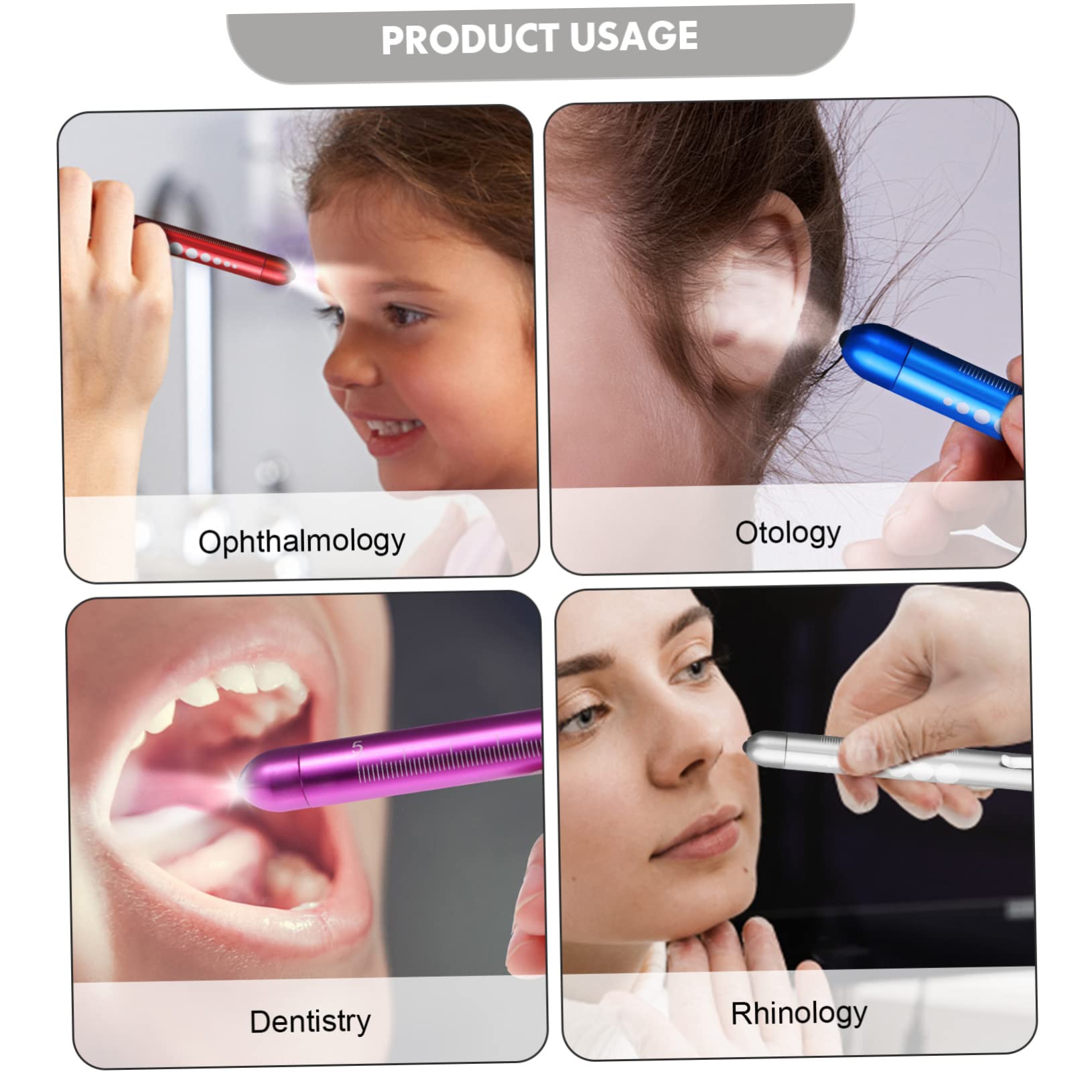 ARTIBETTER Medical for Nurses 4 Pack Lightweight Aluminum Alloy Clip Design Nurse Supplies