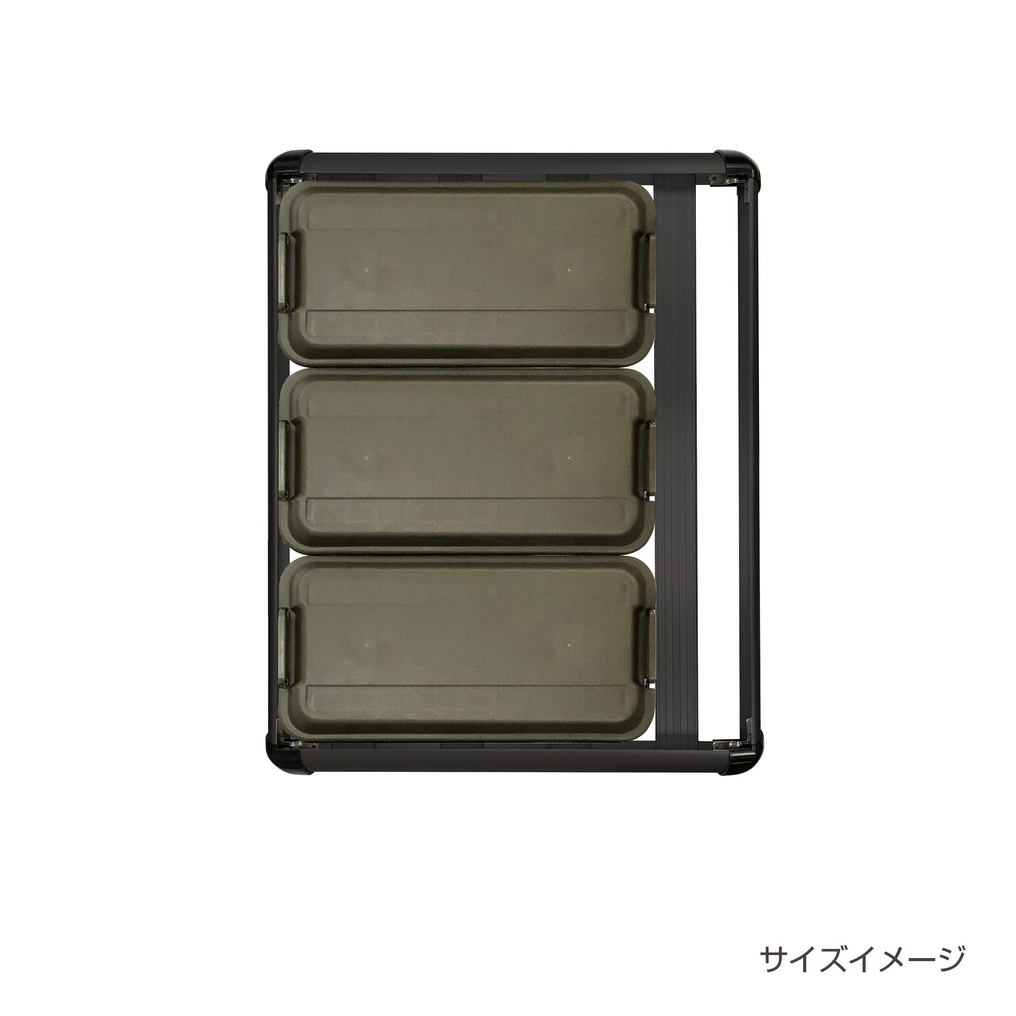 Amazon | Terzo テルッツォ (by PIAA) ルーフラック 1個入 アルミ 