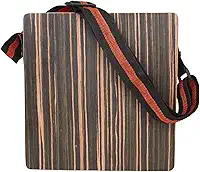 CAJONES CAJONES PORTÁVEIS Cajon, Kit de Instrumentos de Persuspa de Cordas Com Bolsa de Transporte, Travel Ebony Cajon Box Drum Percussion Instrument para Iniciantes