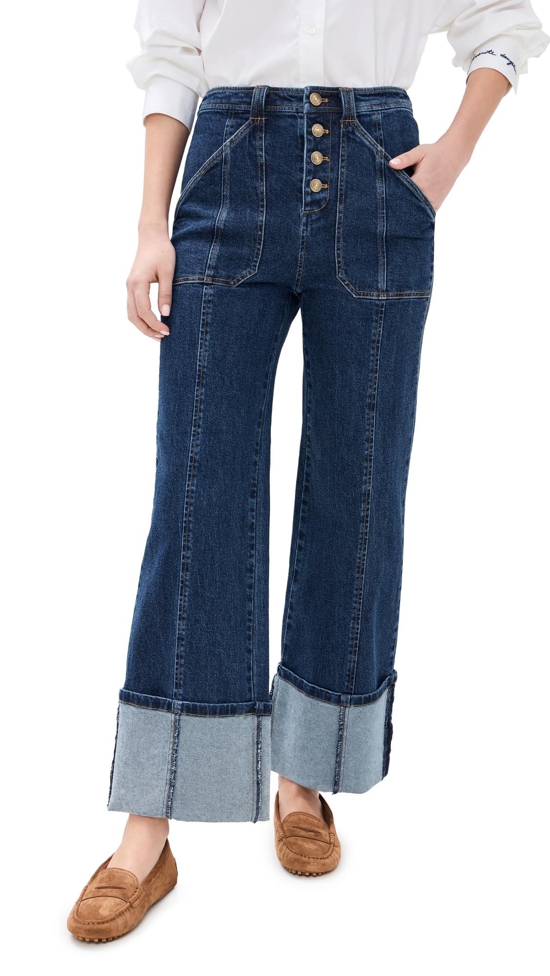 Cinq Sept Womens Cuffed Benji Pants