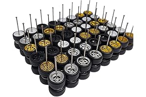 Hot Wheels Premium 1/64 Wheels Set of 10 Real Riders Accessories for HW/Matchbox Vehicles