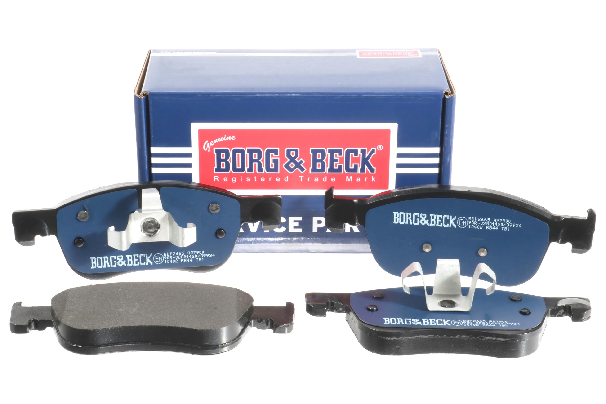 BORG & BECK BBP2665 Brake Pad Set For Disc Front Braking System Fits Ford Fiesta