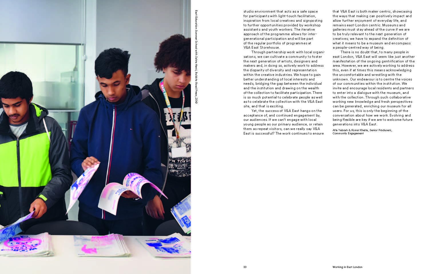 The Making of V&a East