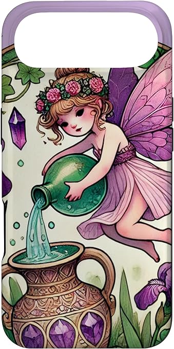 Aquarius Fairy Illustration Aquarius Birthday Case for iPhone Air