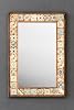 Oscar Stone Decor Solid Frame Mosaic Stone Mirror 43 CM X 63 CM (Morocco-Ethnic Pattern) Dresuar Console Mirror