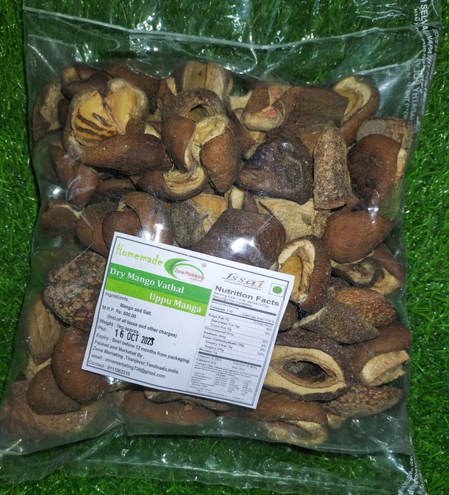 Dry Mango Vathal (Uppu Manga) 1000g by Zone Marketing - Image 2 thumbnail