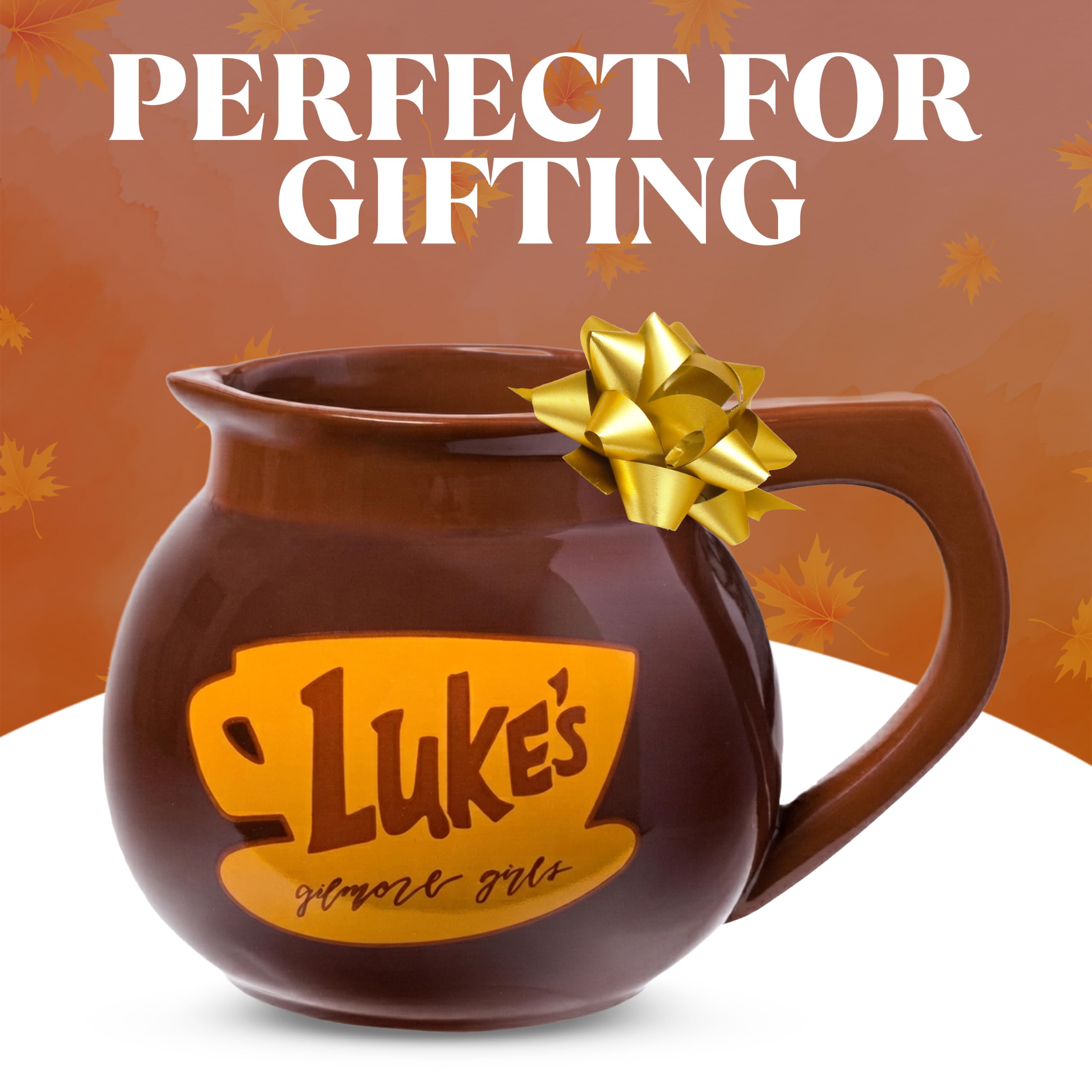 Silver Buffalo Gilmore Girls Luke's Diner - Tazza in ceramica scolpita in 3D, 590 ml