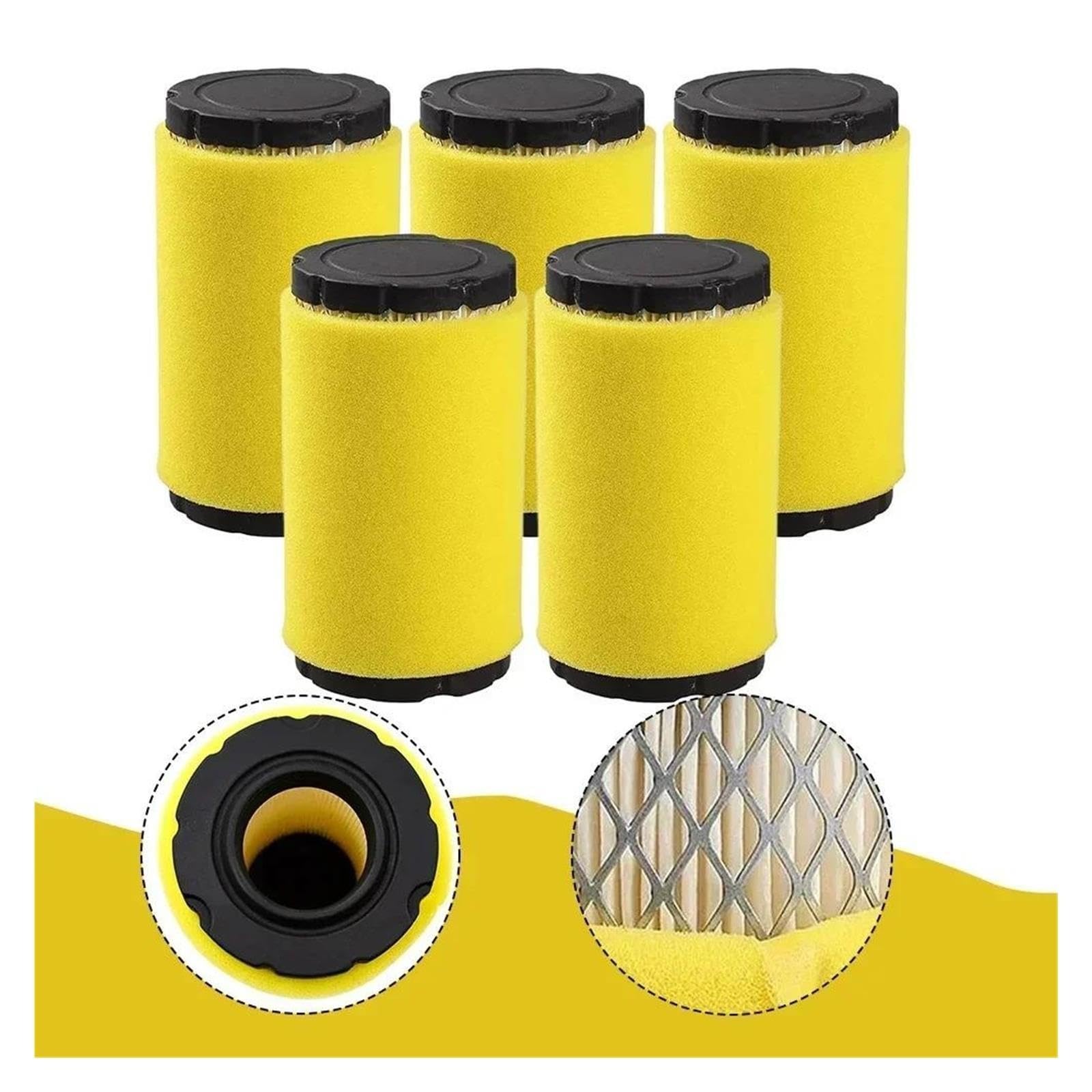 Paquete De 5 Filtros De Aire, Compatibles Con B & S, Filtración 793569 793685 YT3000 YS4500 GY21055 for Funcionalidad Del Motor
