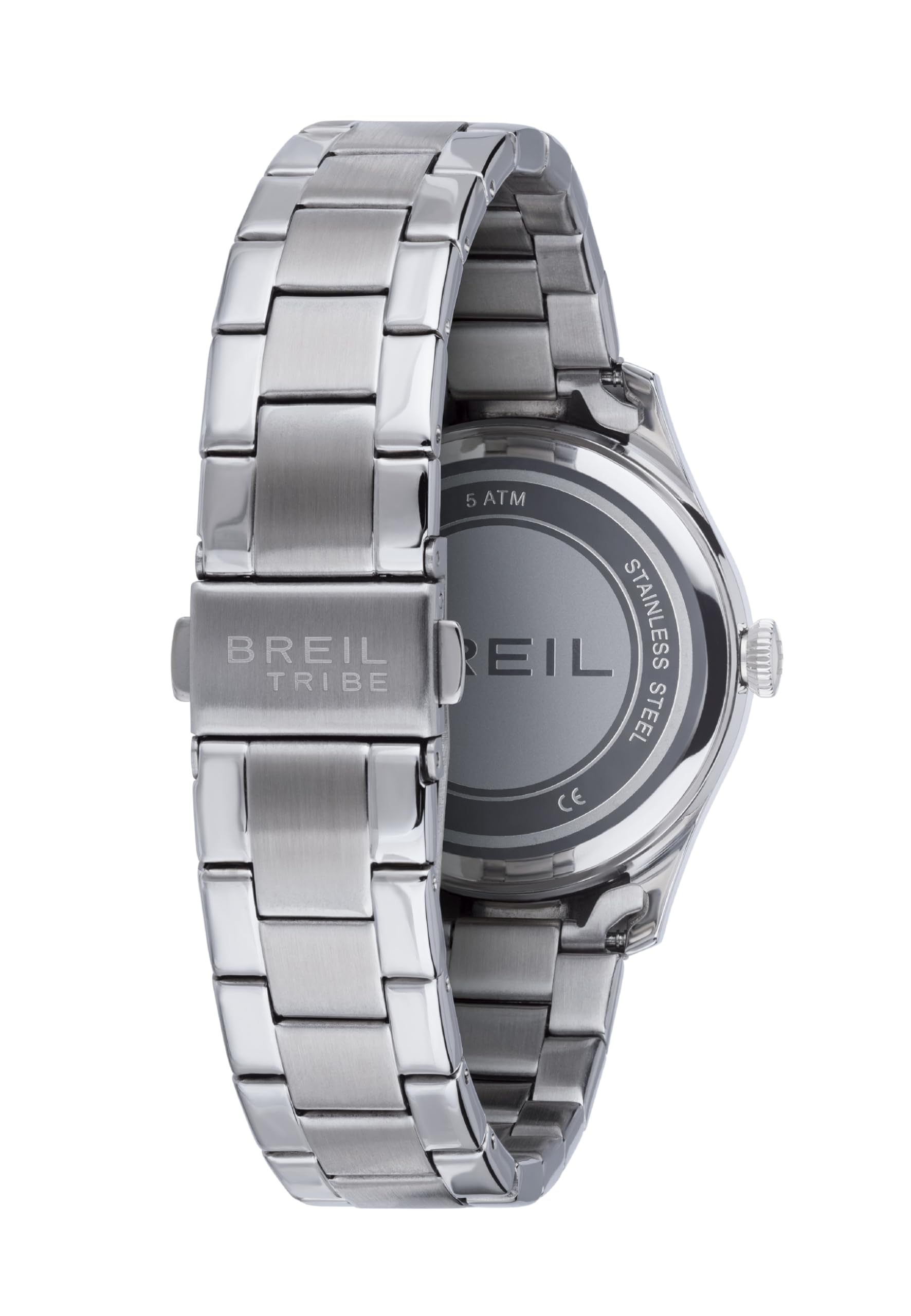 Breil, Collezione Classic Elegance, Orologio Donna con Bracciale e Cassa in Acciaio, Resistente All'Acqua, Vetro Minerale Resistente con Lente d'Ingrandimento, Chiusura con Pulsanti