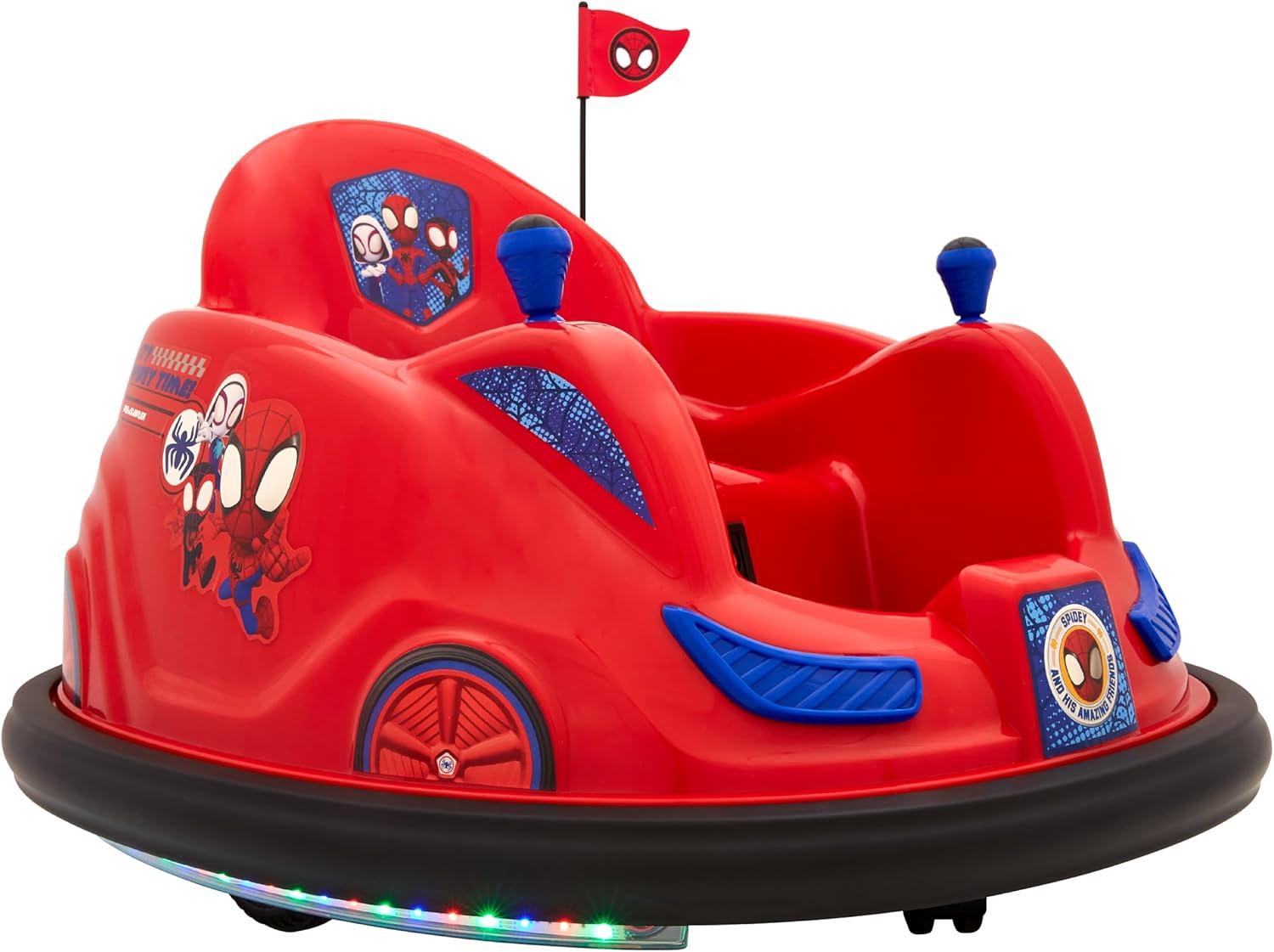 Flybar Marvel Spidey 6V Bumper Car Ride-On Toy