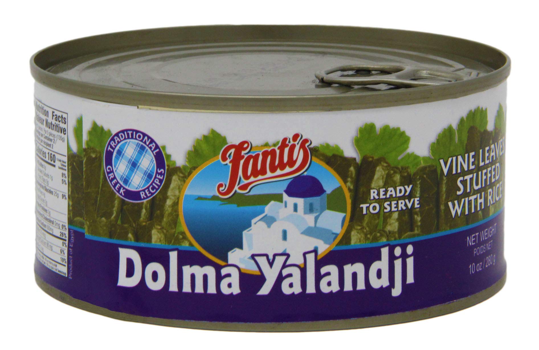 Buy Fantis Dolmas Stuffed Grape Leaves, vine leaves stuffed with rice