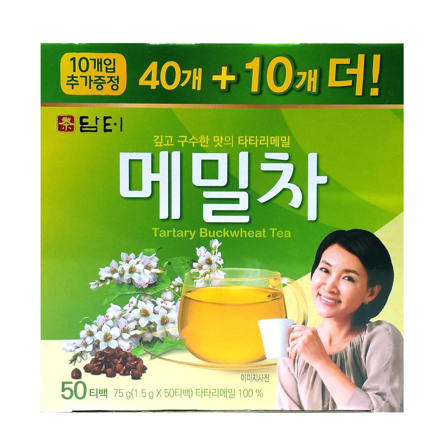 Damtuh Korean Traditional Roasted Tartary Buckwheat Herbal