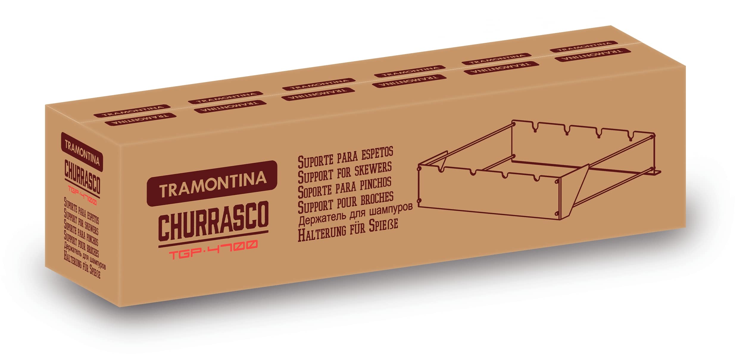 Tramontina 26500/032 – Supporto per spiedi in Acciaio