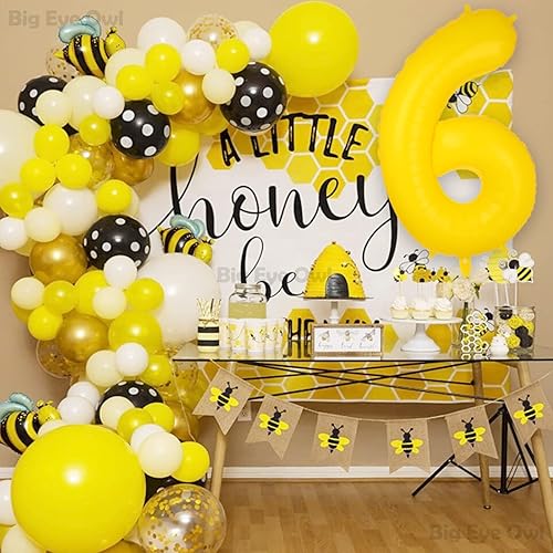 Vista 20 de Globos grandes de aluminio amarillo número 5 de 40 pulgadas, helio, globo grande de Mylar para decoración de fiesta de cumpleaños de miel, abeja