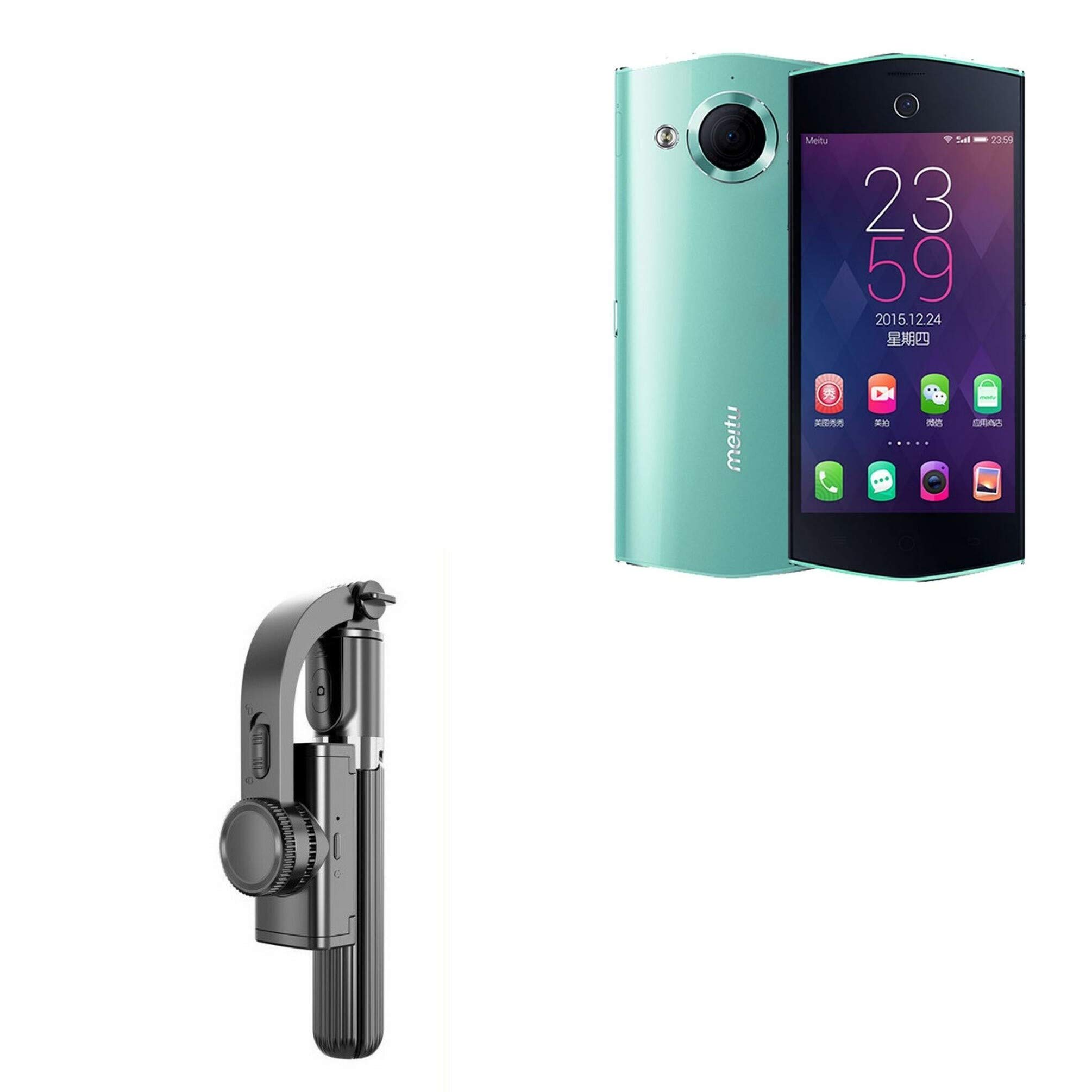 Meitu T9 Stand and Mount, BoxWave [Gimble SelfiePod] Selfie Stick Extendable Video Gimble Stabilizer