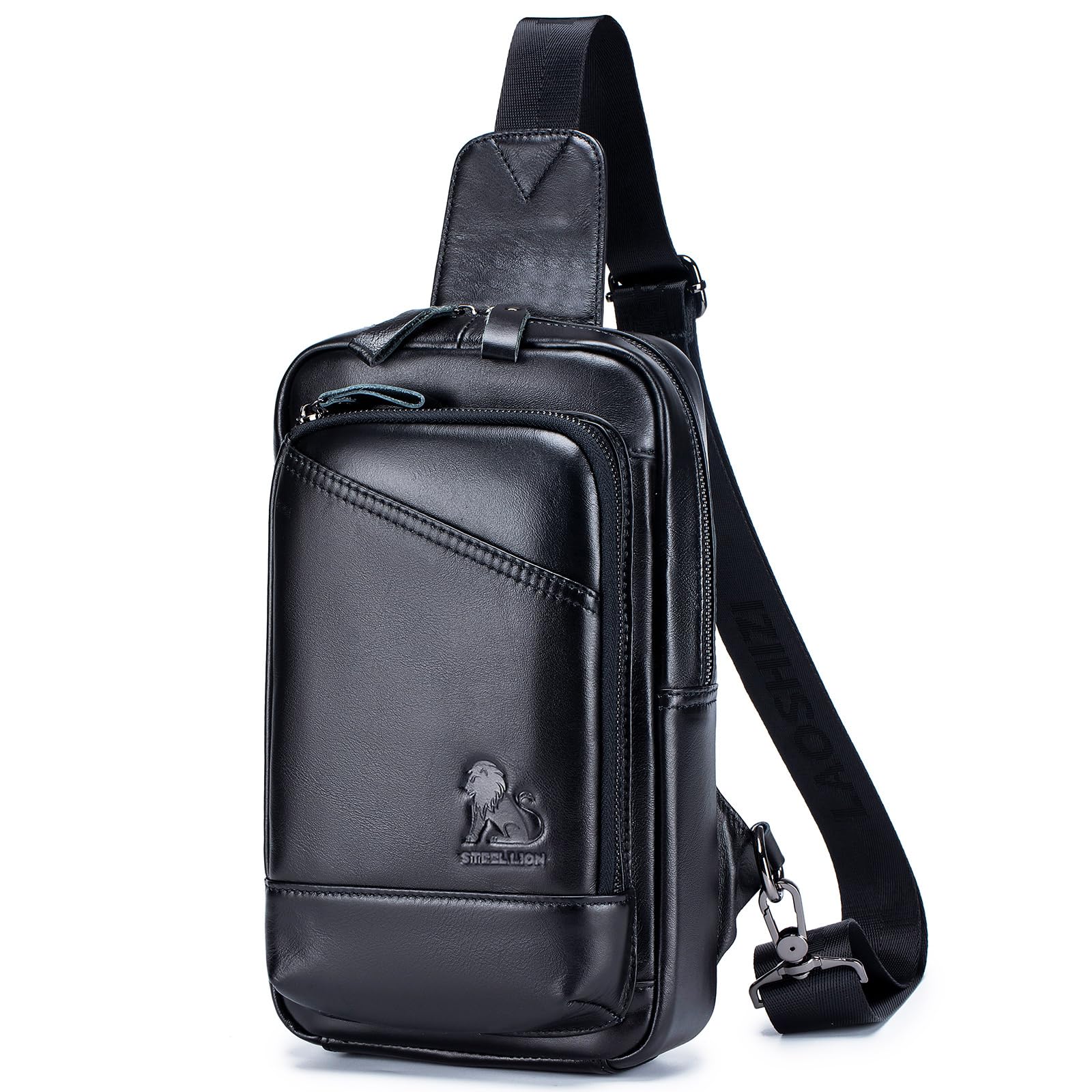 Herren Echtleder Brusttasche - Stilvoll & Praktisch Daily Essential