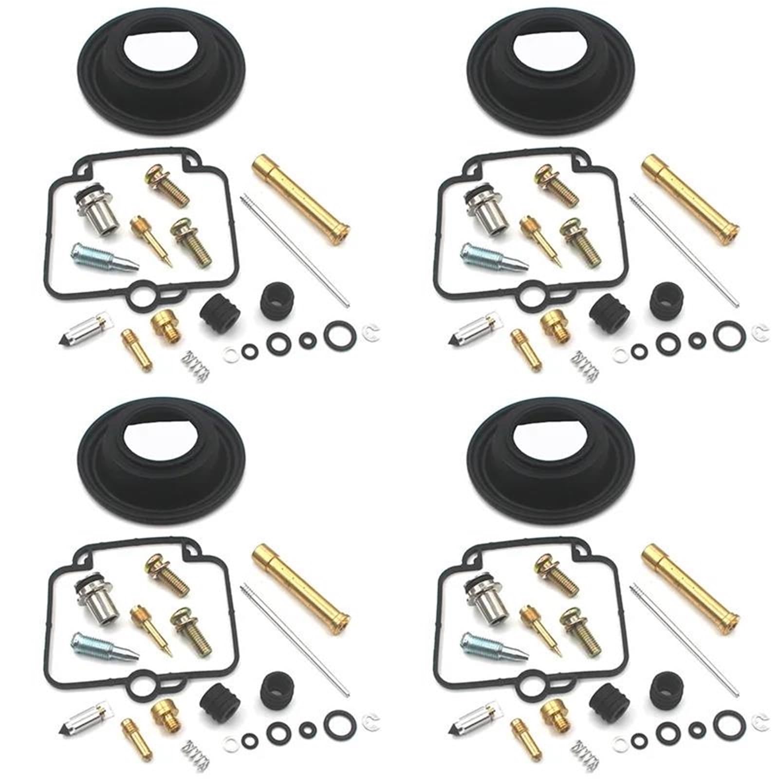 Kit De Reparación De Carburador para Bandit 400 CC GSF400 GK75A GSF 400 Tornillo Piloto Aguja De Chorro Junta De Válvula De Flotador Diafragma De Vacío Válvula Flotante(Style3)