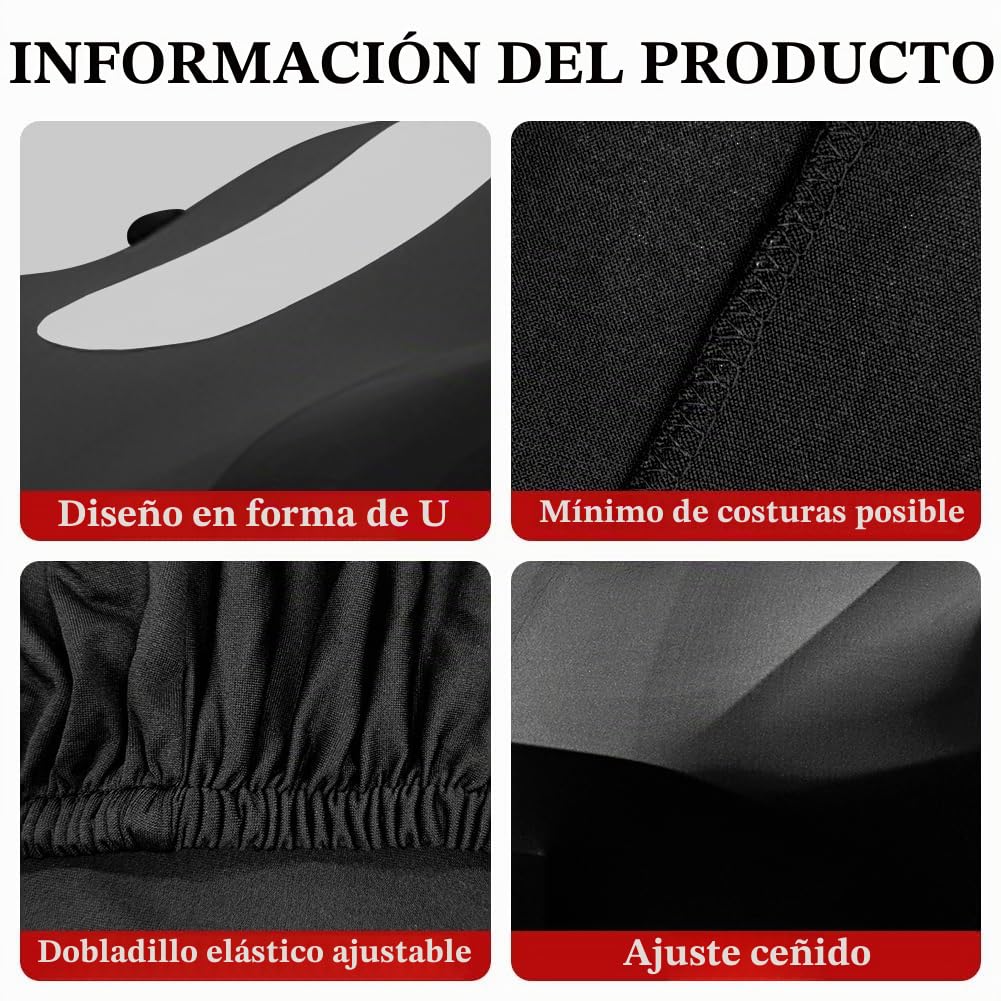 WinPower Interior Cubierta de Coche Completa 4.76-5.10M SUV Transpirable Estirable Elasticidad Protección Antipolvo Antiarañazos para Garaje Exposición de Coches, 1 Pieza