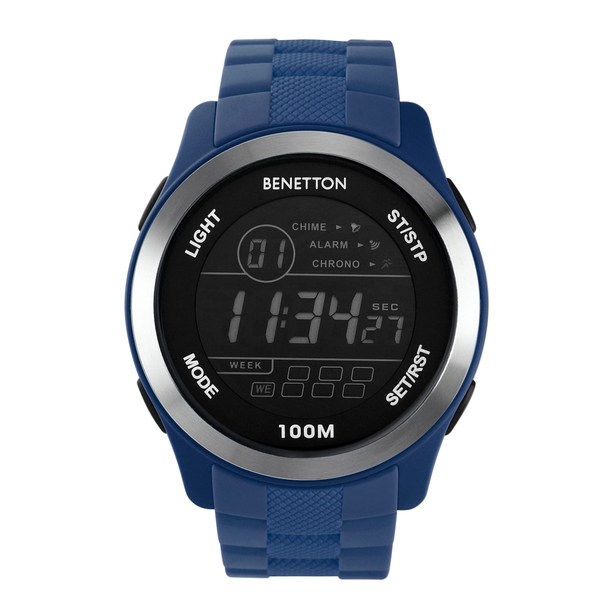 United Colors of Benetton Unisex 47 mm Silicone Digital Watch - UWUCG0503 (Not assigned,Not Assigned) (B0BQW17FV6) Amazon Price History, Amazon Price Tracker